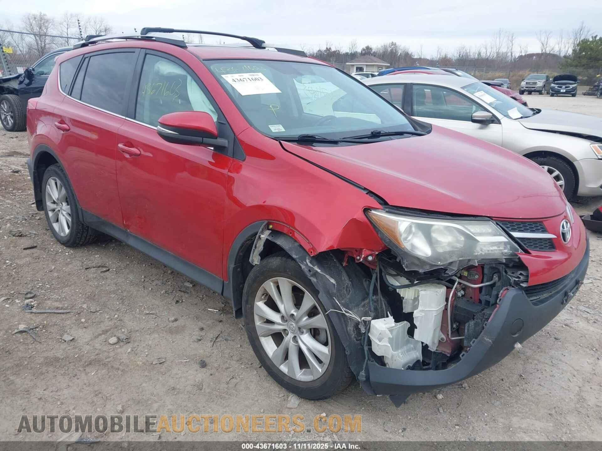 2T3DFREV3DW014257 TOYOTA RAV4 2013