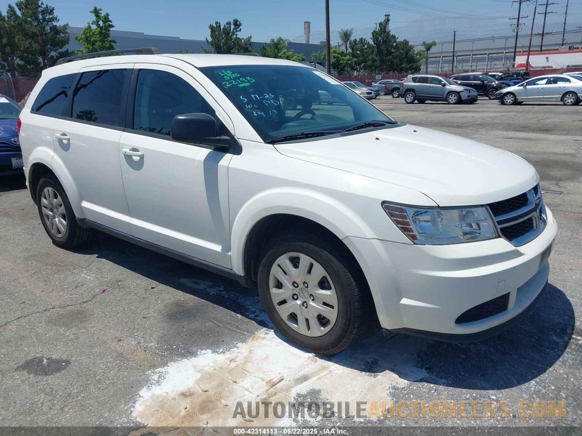 3C4PDCAB2GT220080 DODGE JOURNEY 2016