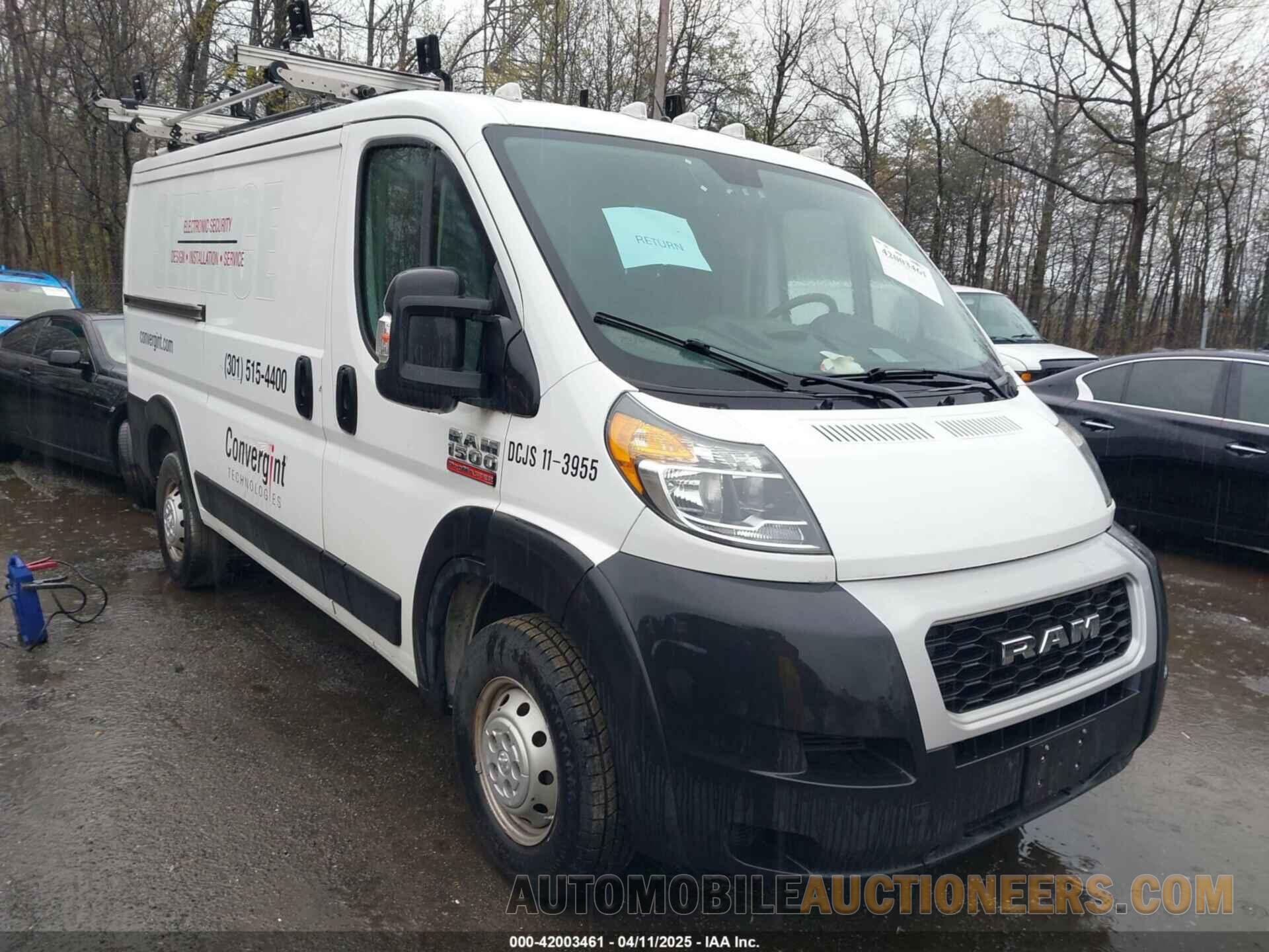 3C6TRVAG9KE555834 RAM PROMASTER 1500 2019