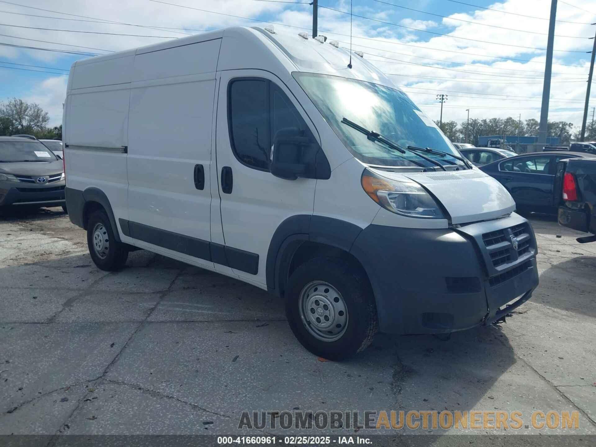 3C6TRVCG3JE113109 RAM PROMASTER 2500 2018