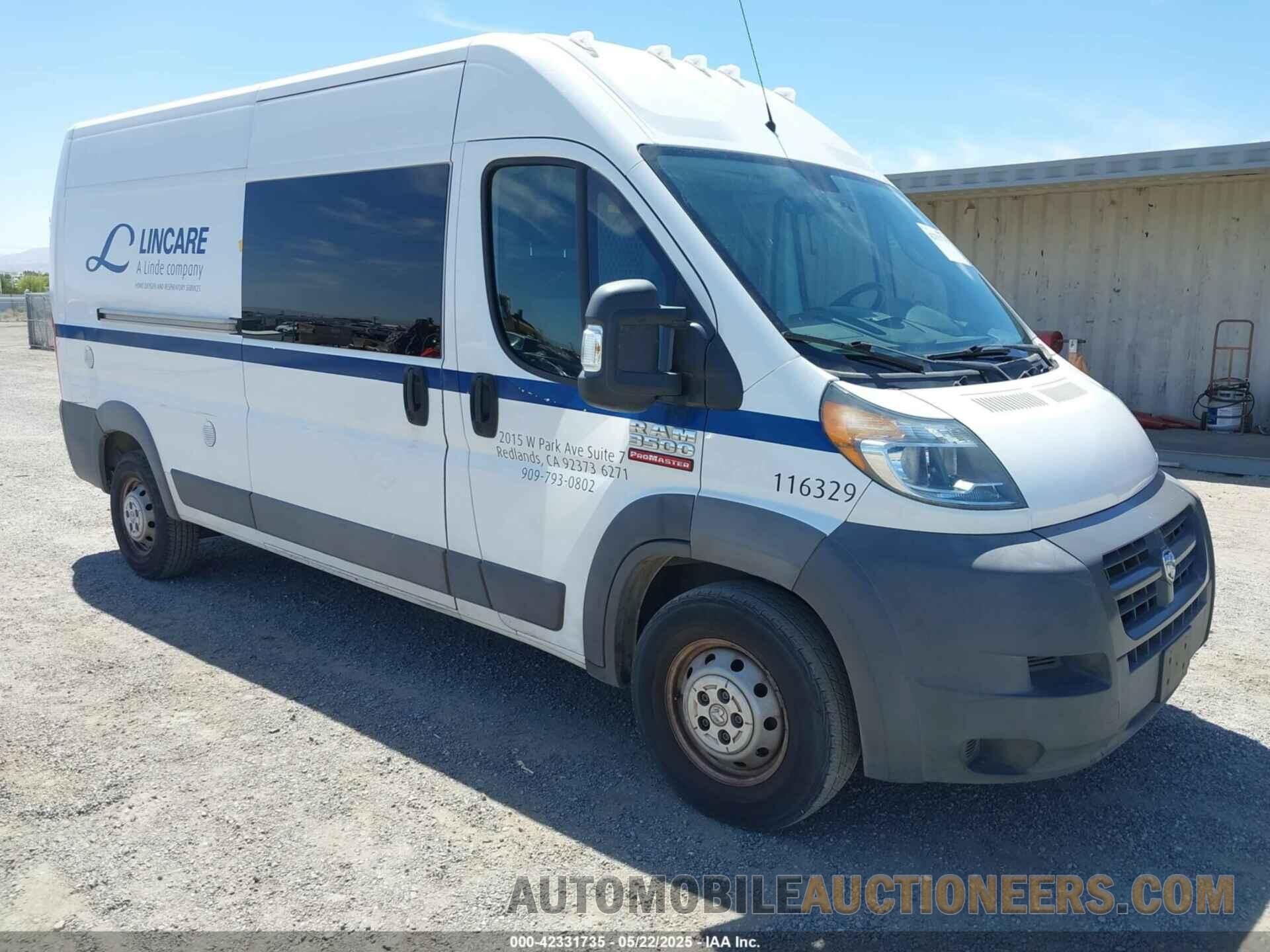 3C6URVHG3JE116329 RAM PROMASTER 3500 2018
