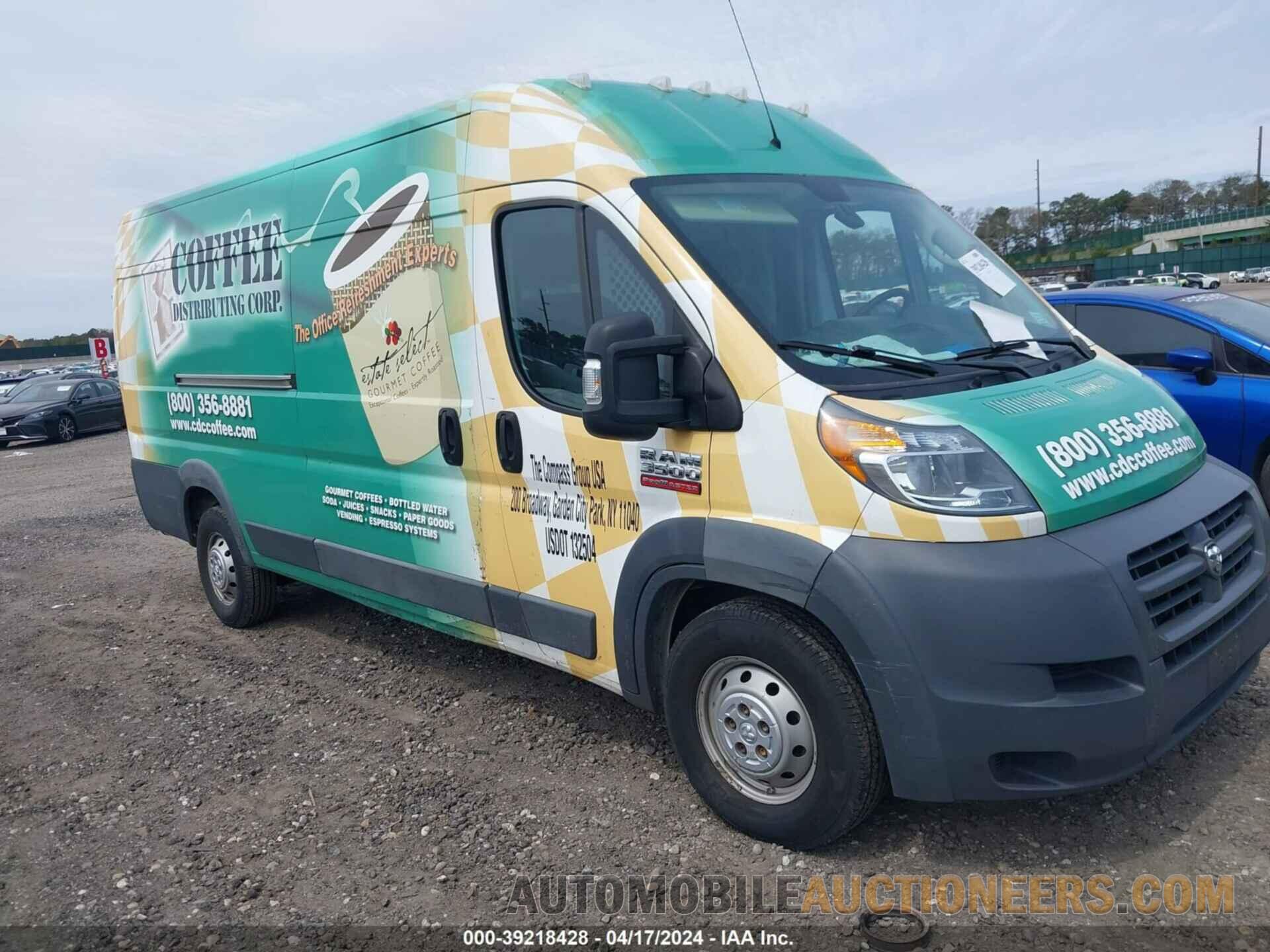3C6URVJG3JE114543 RAM PROMASTER 3500 2018