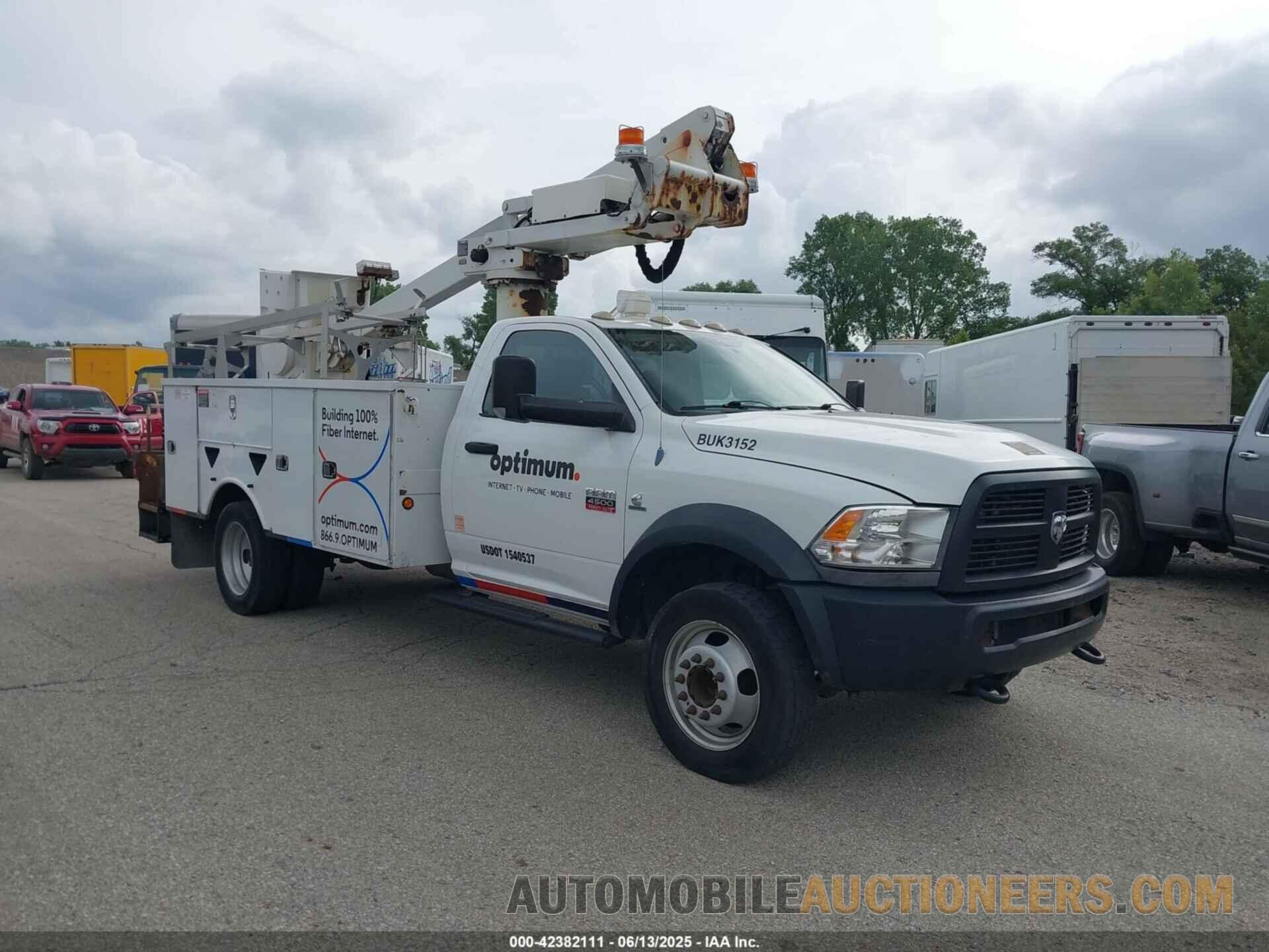 3C7WDKBL7CG230249 RAM 4500 CHASSIS 2012