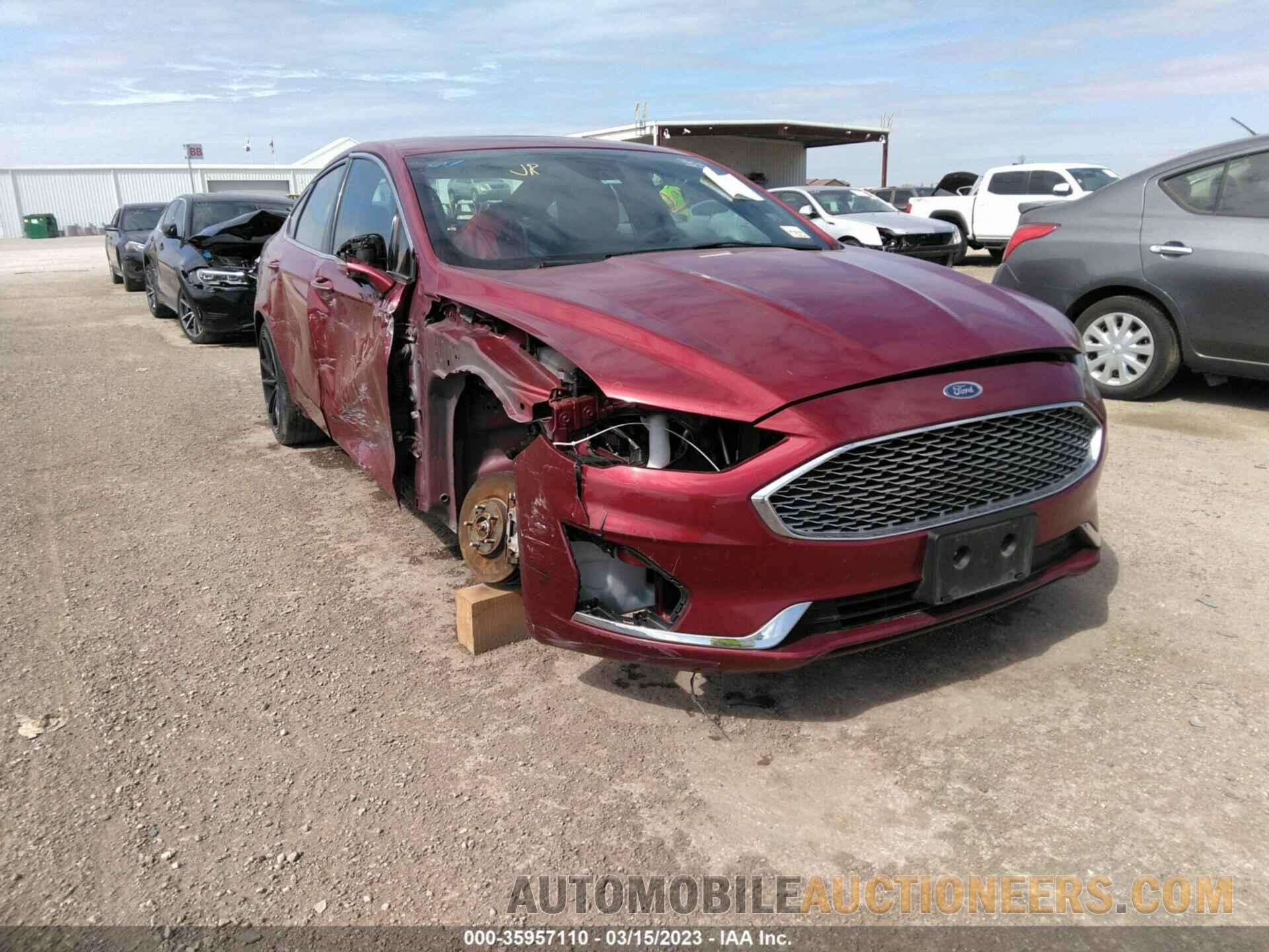 3FA6P0D9XKR240955 FORD FUSION 2019
