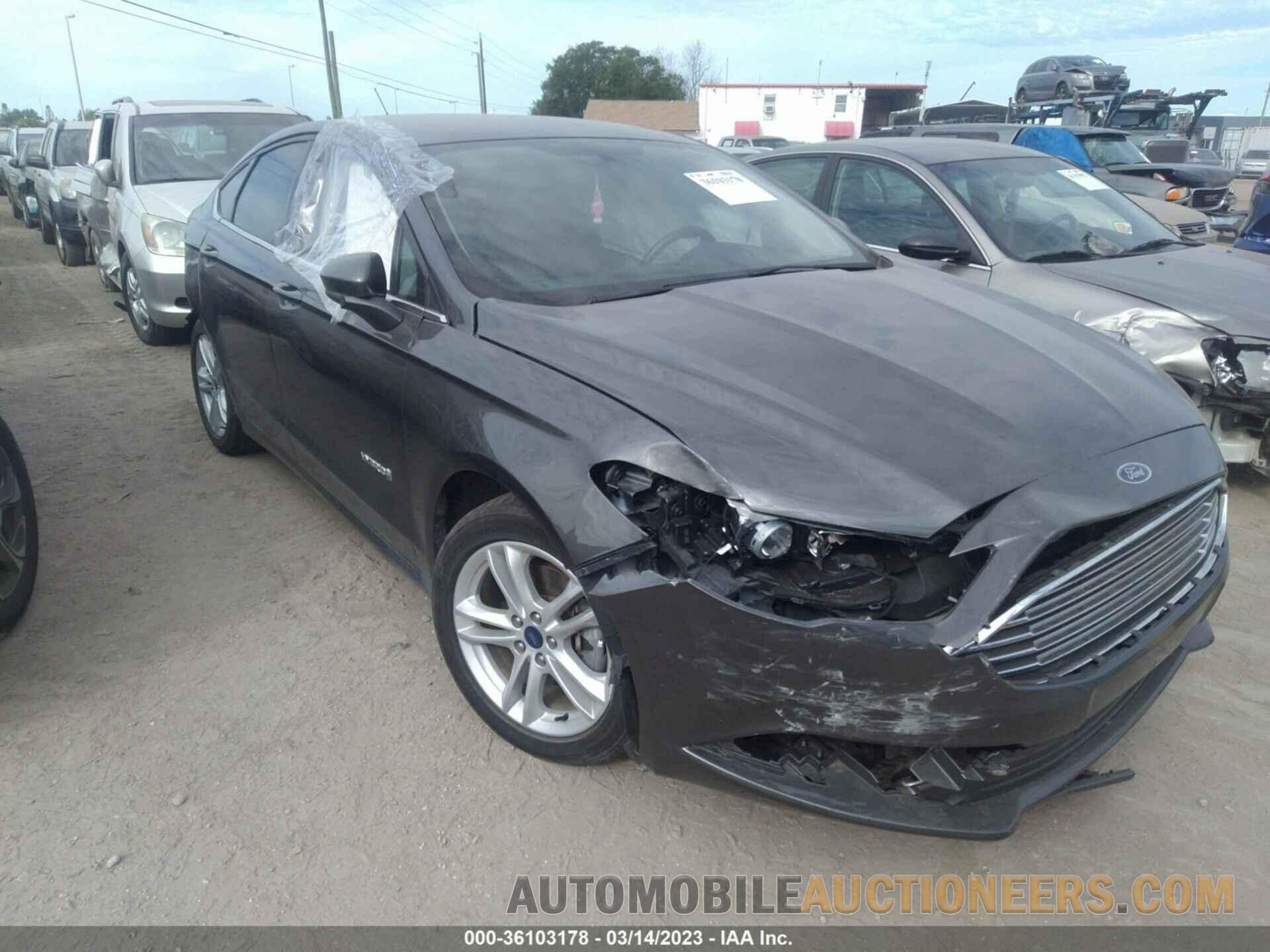 3FA6P0LU1JR212353 FORD FUSION HYBRID 2018