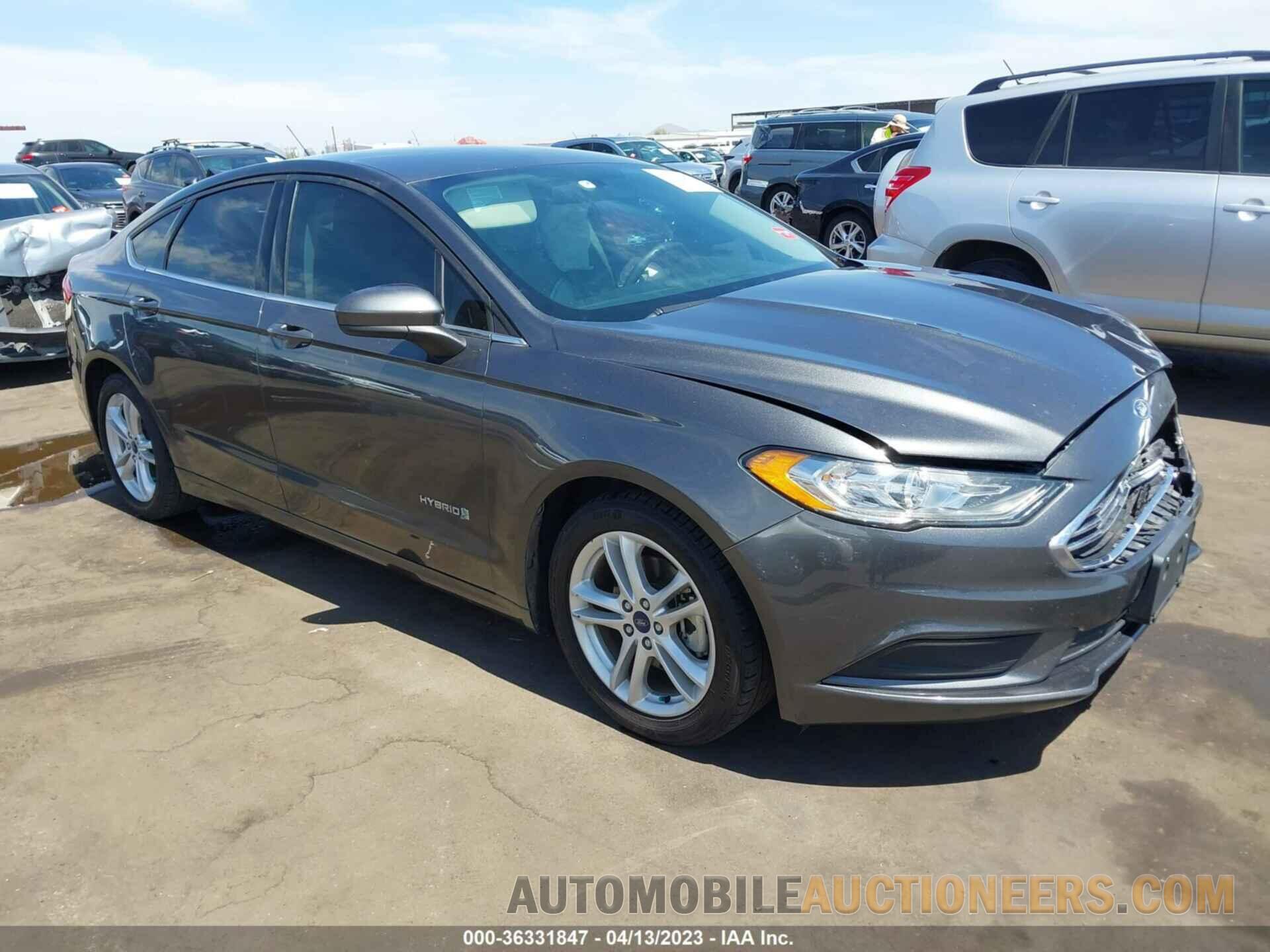 3FA6P0LUXJR173780 FORD FUSION HYBRID 2018