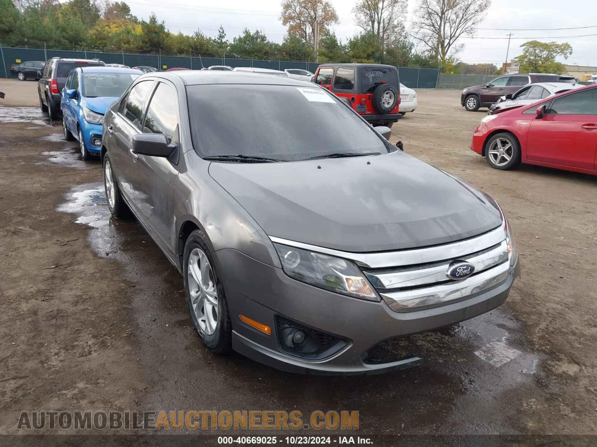 3FAHP0HAXCR321663 FORD FUSION 2012
