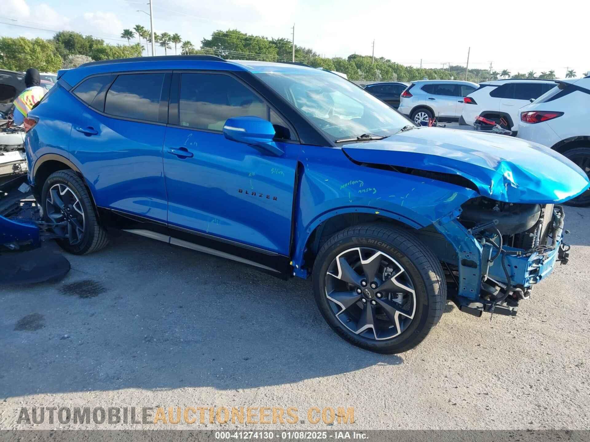 3GNKBERS7MS507973 CHEVROLET BLAZER 2021