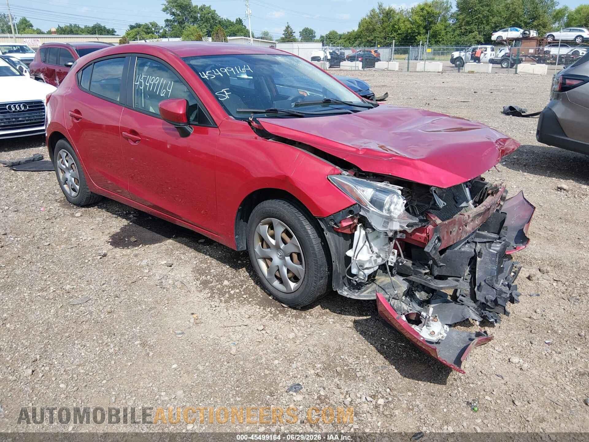 3MZBM1K76FM166345 MAZDA MAZDA3 2015