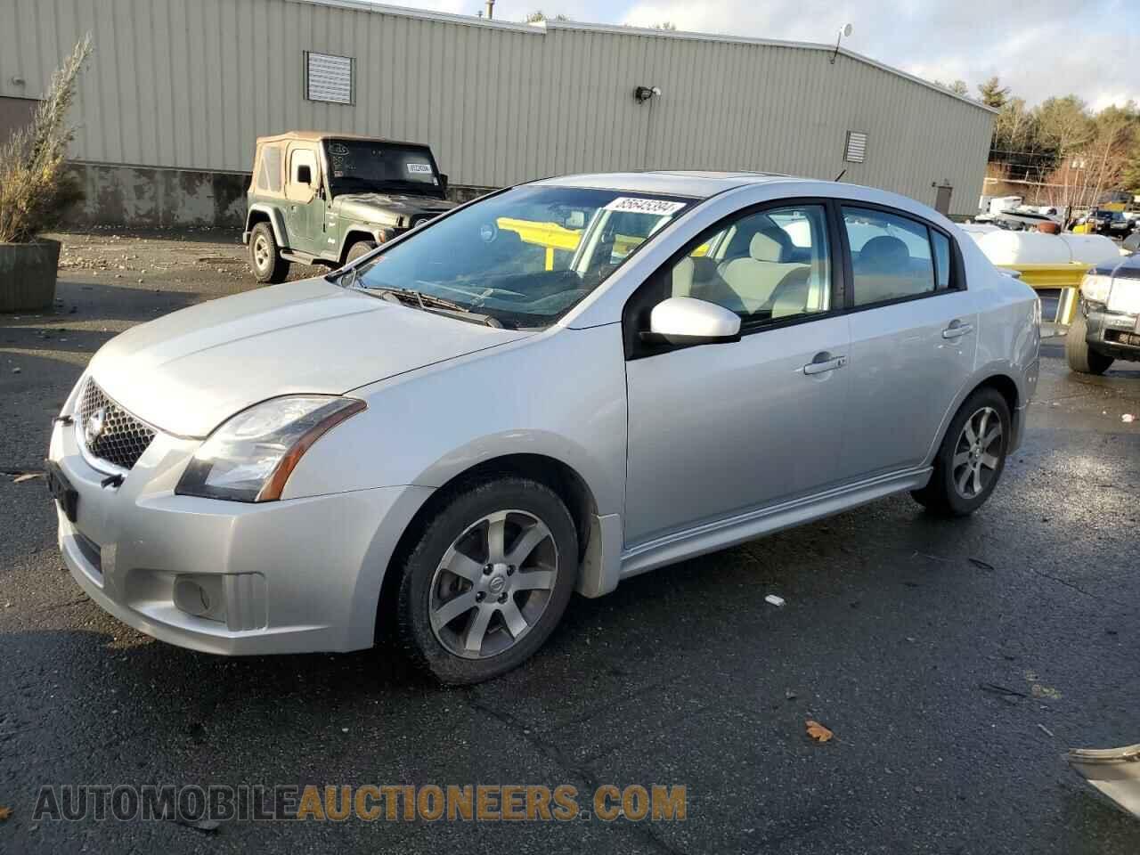3N1AB6AP2CL765654 NISSAN SENTRA 2012
