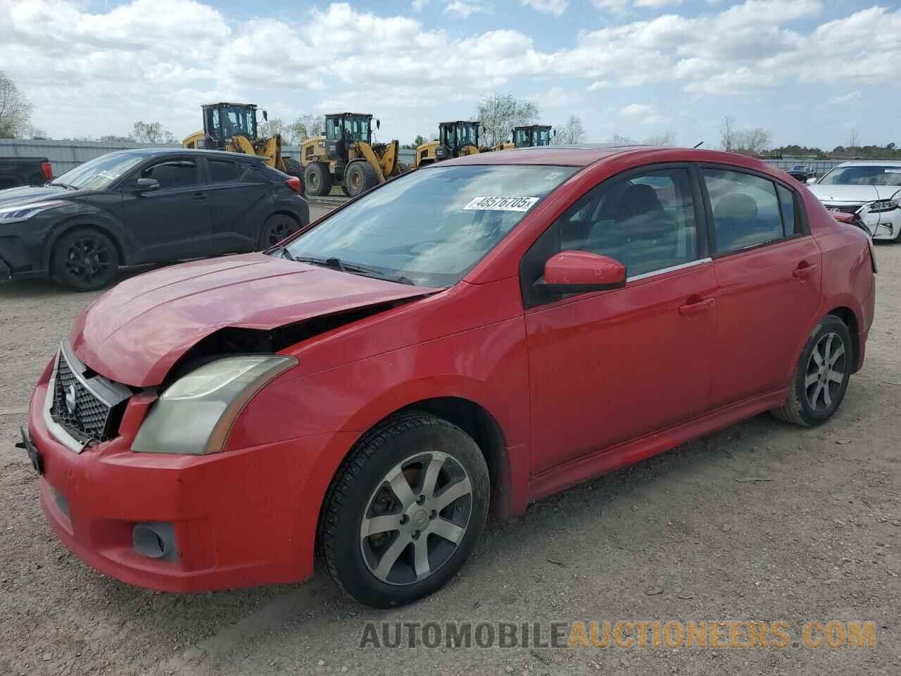 3N1AB6AP2CL783605 NISSAN SENTRA 2012