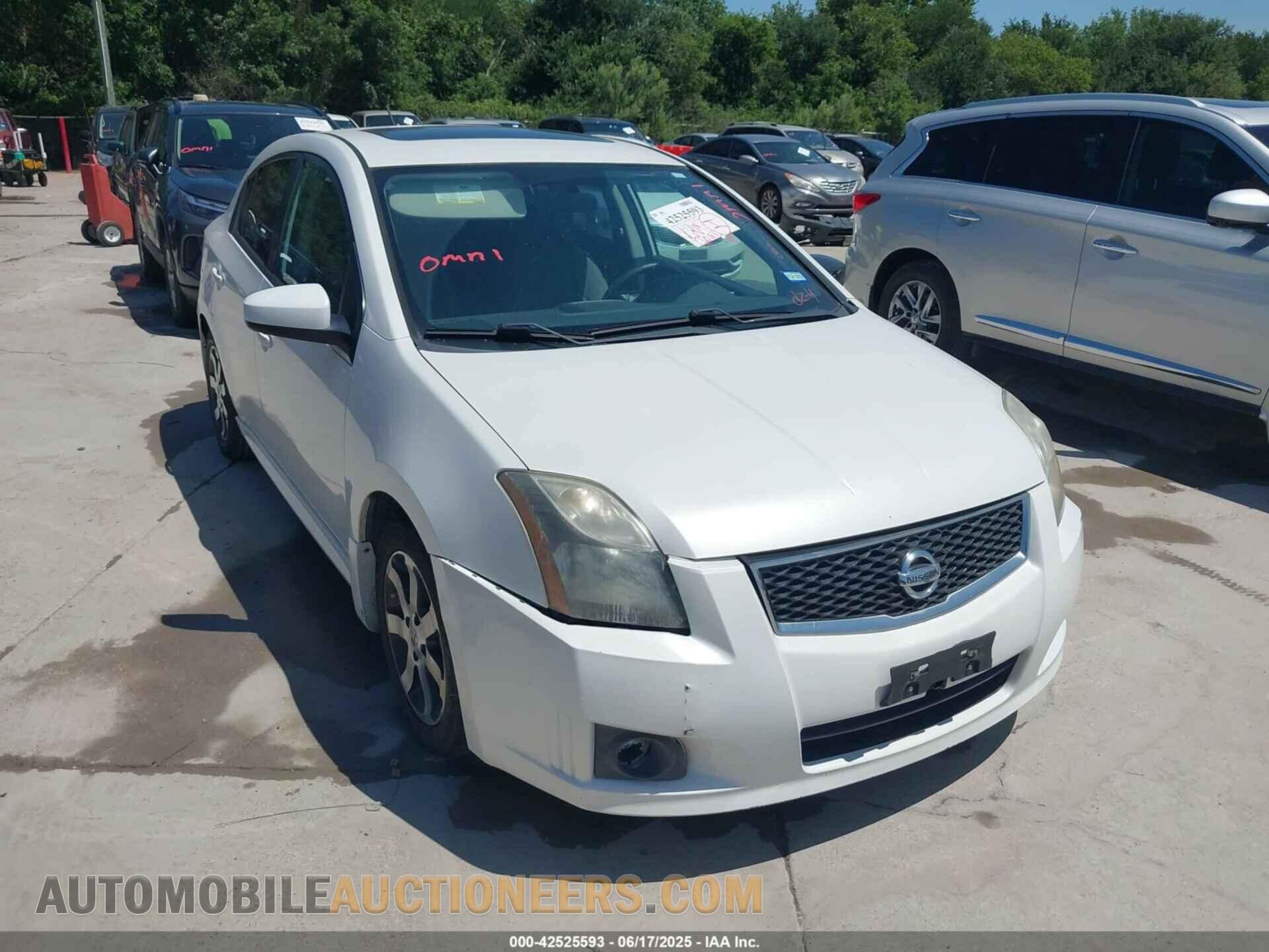 3N1AB6AP8CL766355 NISSAN SENTRA 2012
