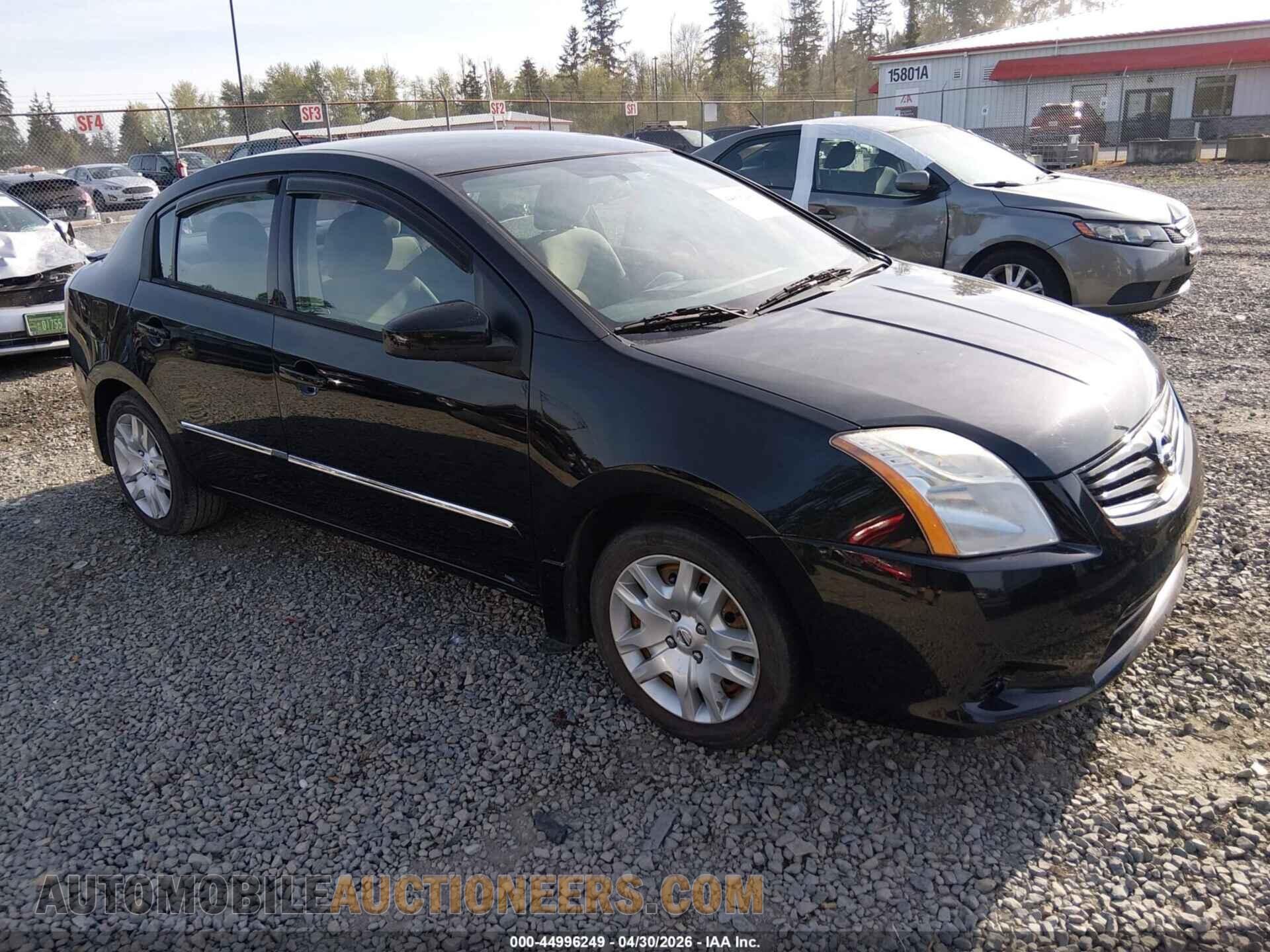 3N1AB6APXCL693473 NISSAN SENTRA 2012