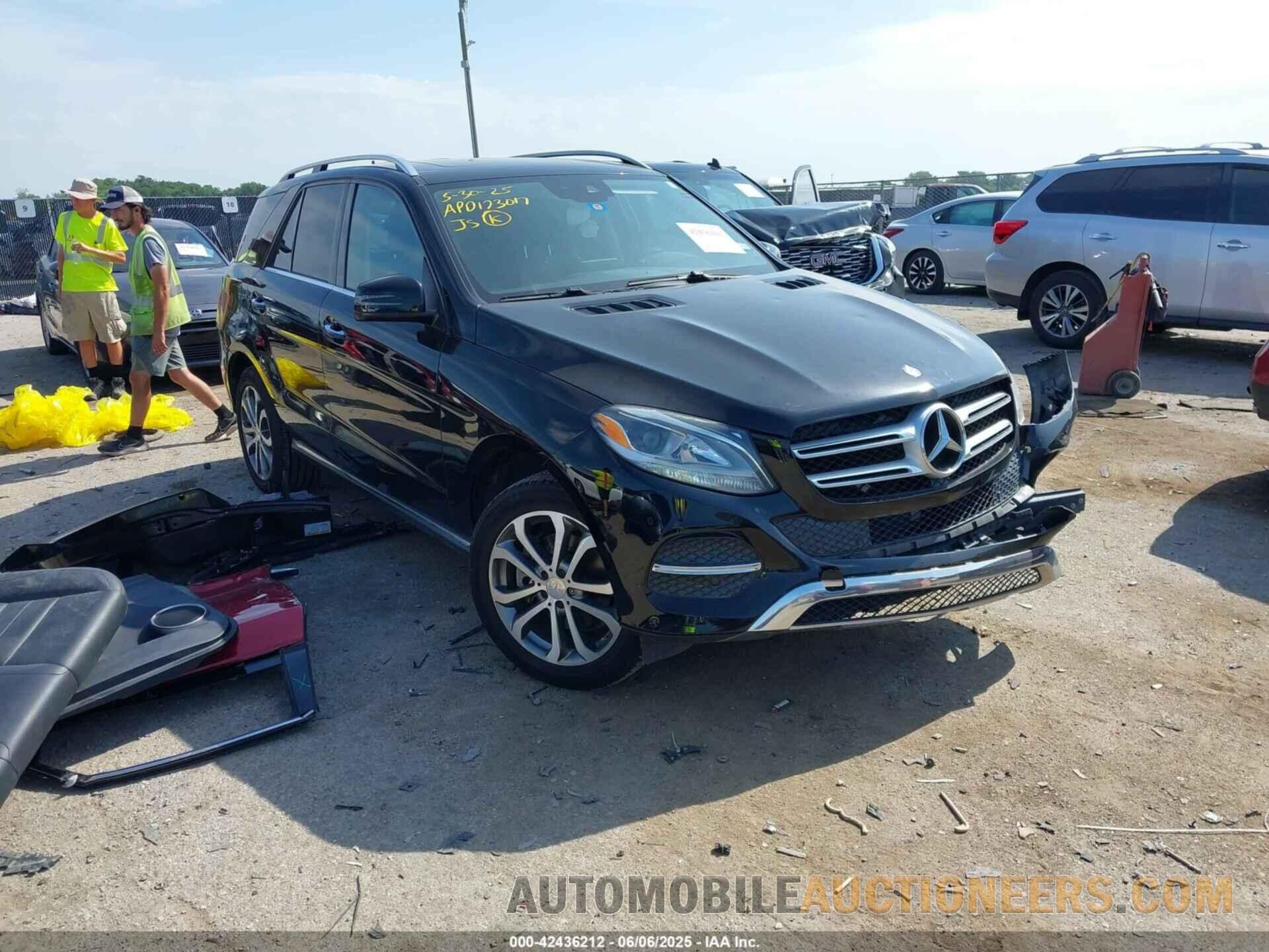 4JGDA5JBXGA682977 MERCEDES-BENZ GLE 350 2016