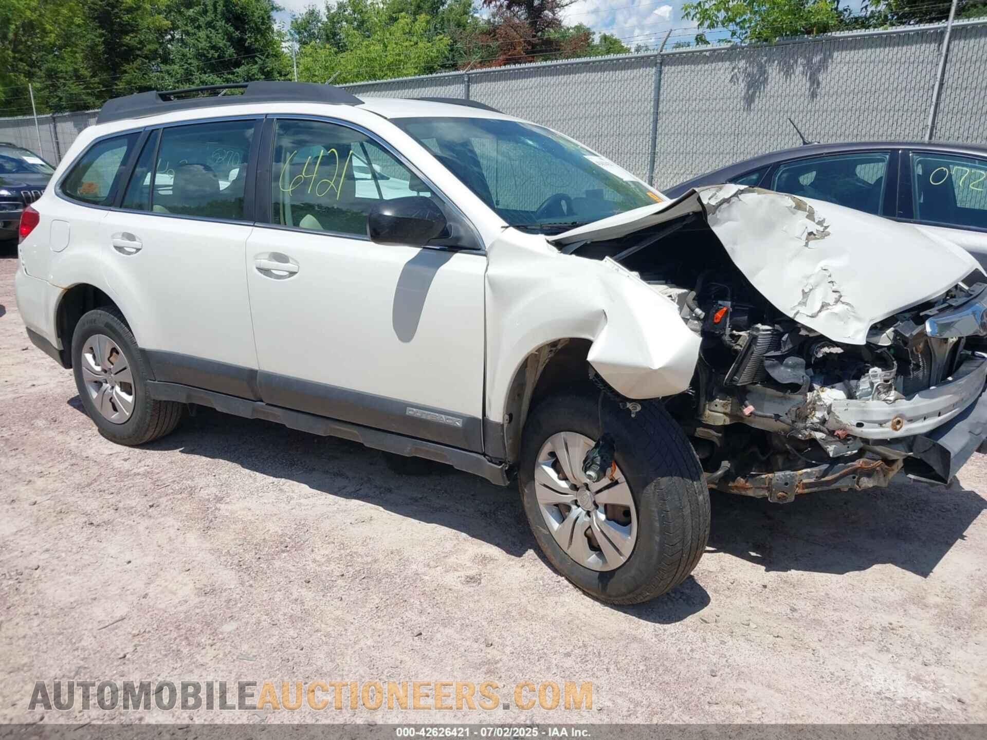4S4BRCAC3C3287809 SUBARU OUTBACK 2012