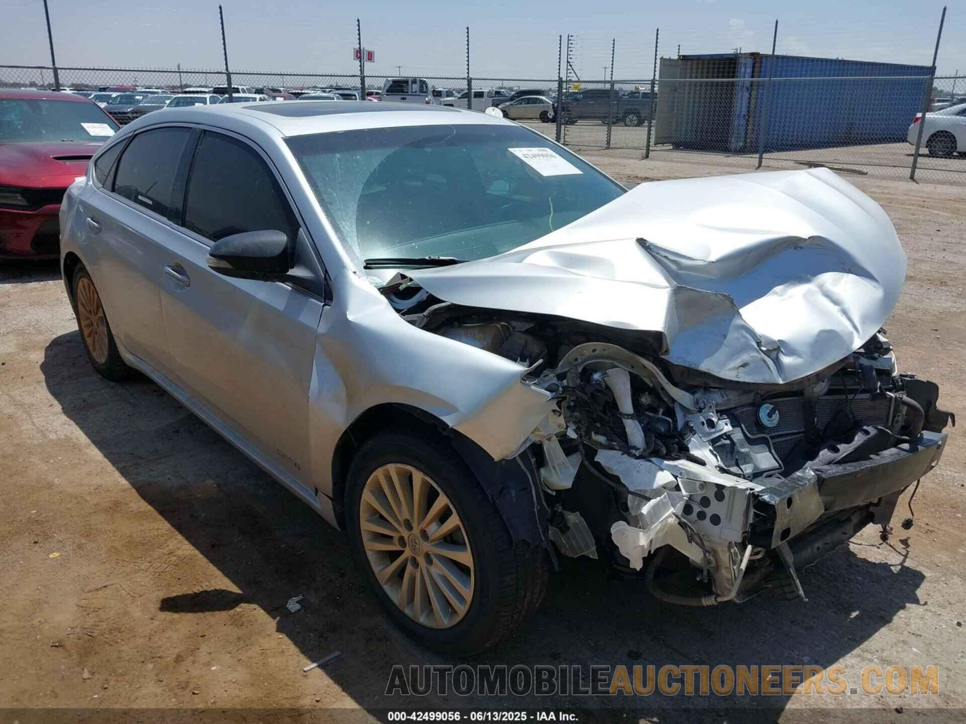 4T1BD1EB0DU006811 TOYOTA AVALON HYBRID 2013
