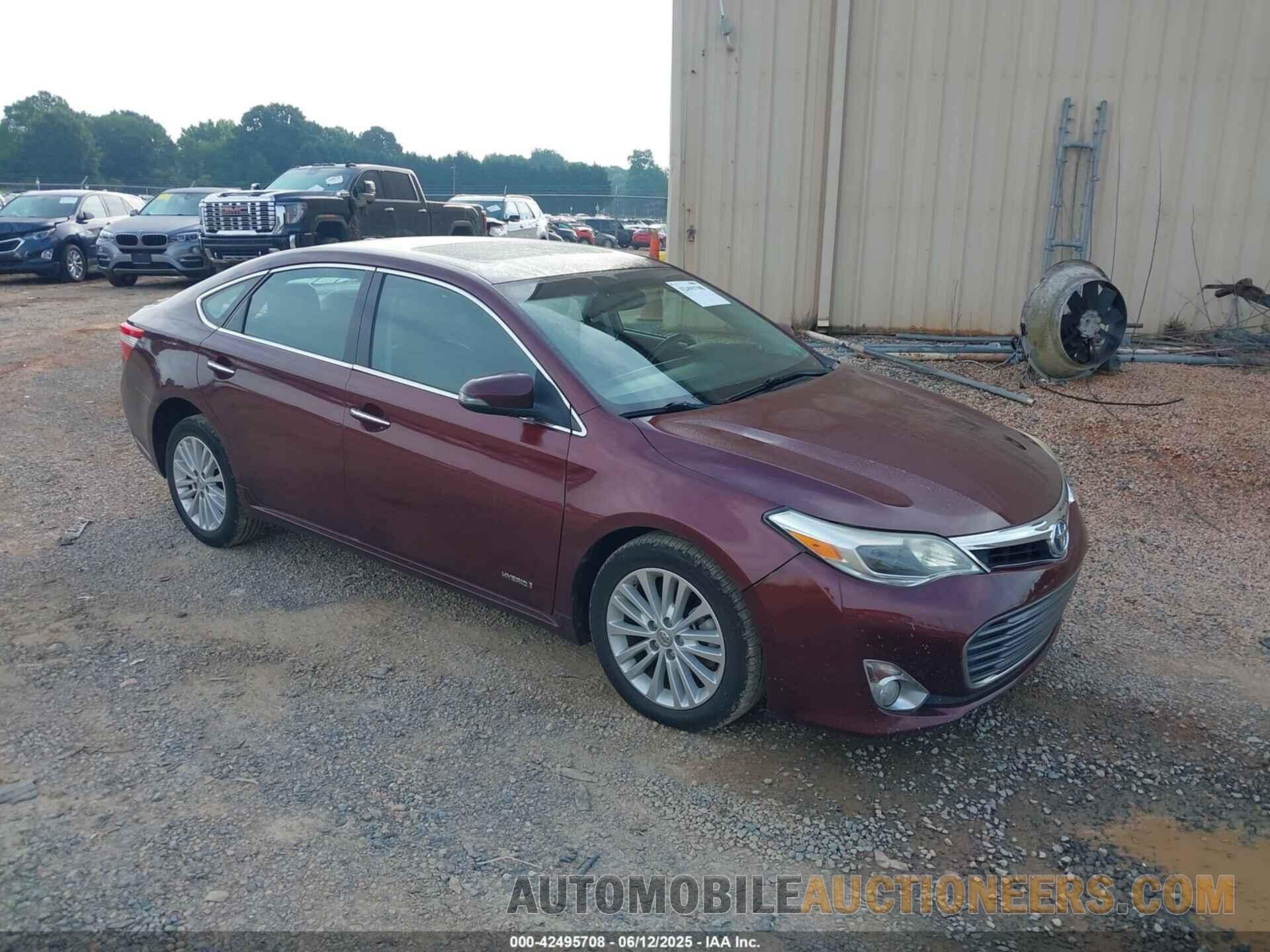 4T1BD1EB1DU016814 TOYOTA AVALON HYBRID 2013