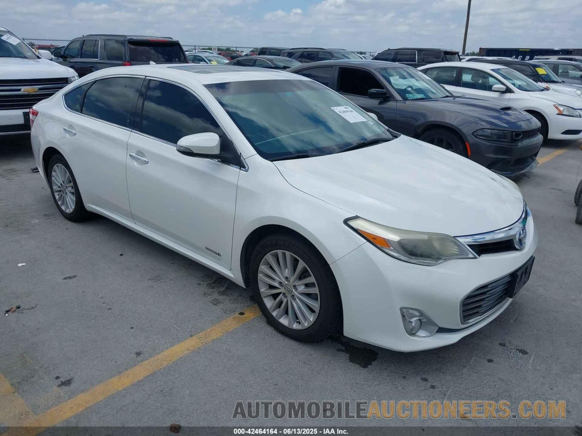 4T1BD1EB6DU014413 TOYOTA AVALON HYBRID 2013