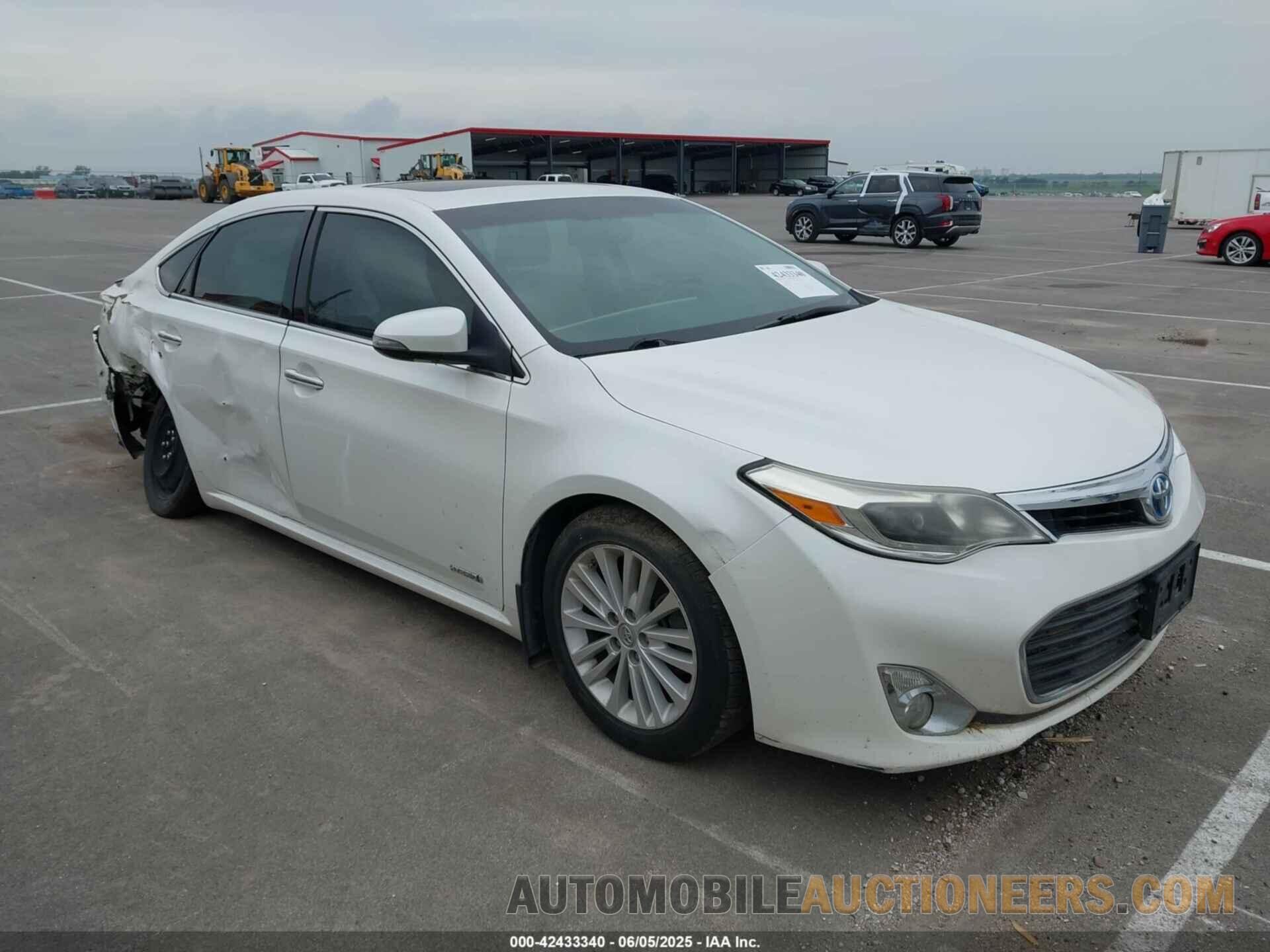 4T1BD1EB7DU001198 TOYOTA AVALON HYBRID 2013