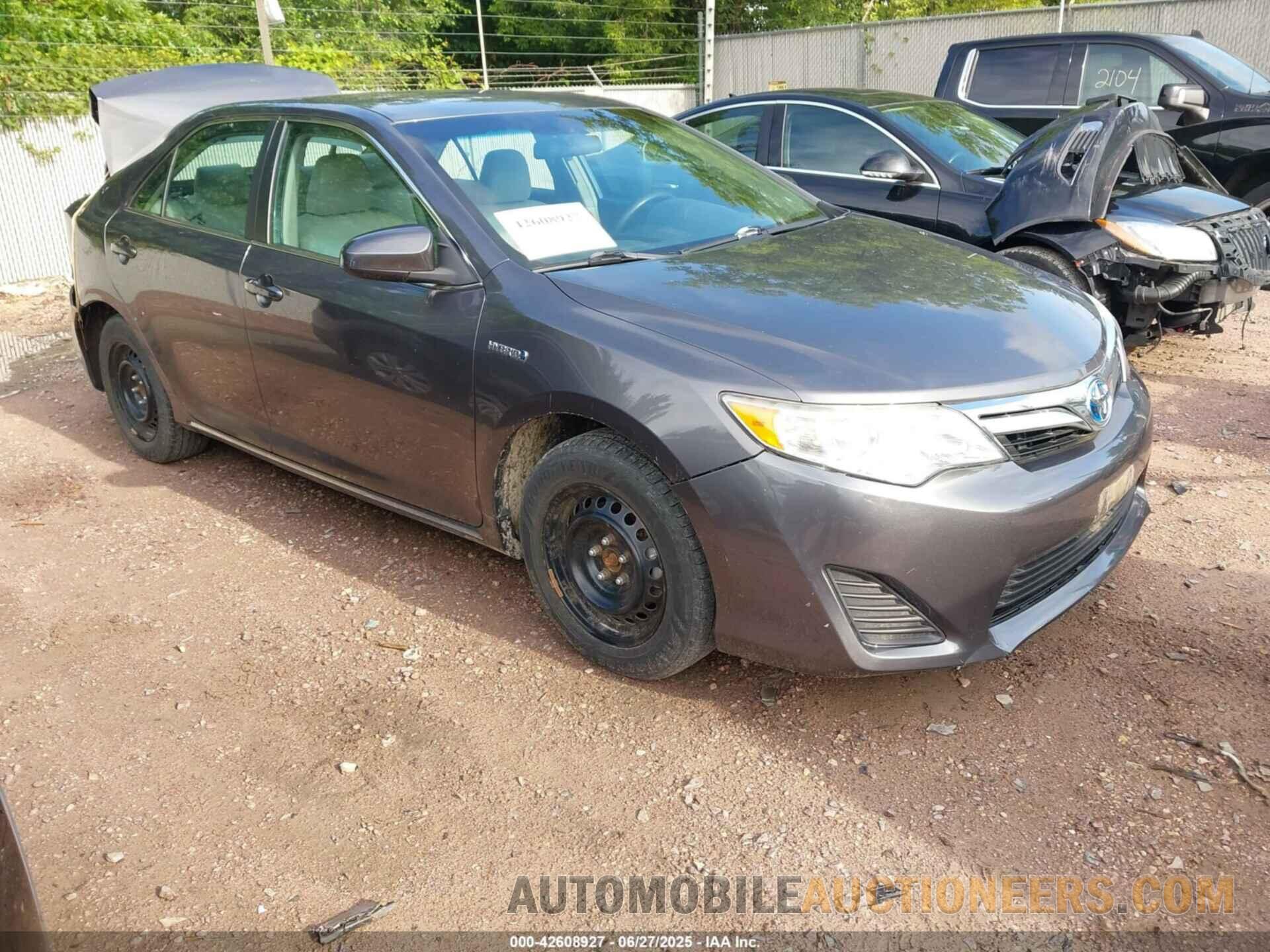 4T1BD1FK4EU138051 TOYOTA CAMRY HYBRID 2014
