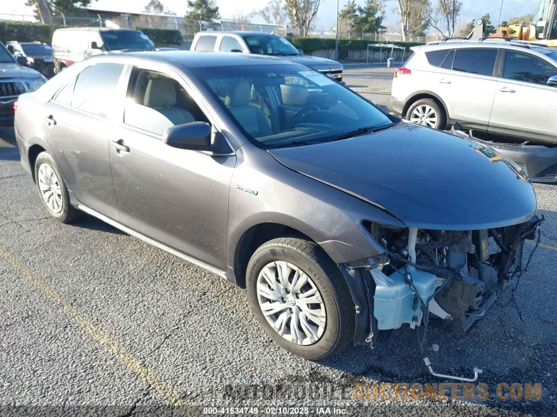 4T1BD1FK6EU141095 TOYOTA CAMRY HYBRID 2014