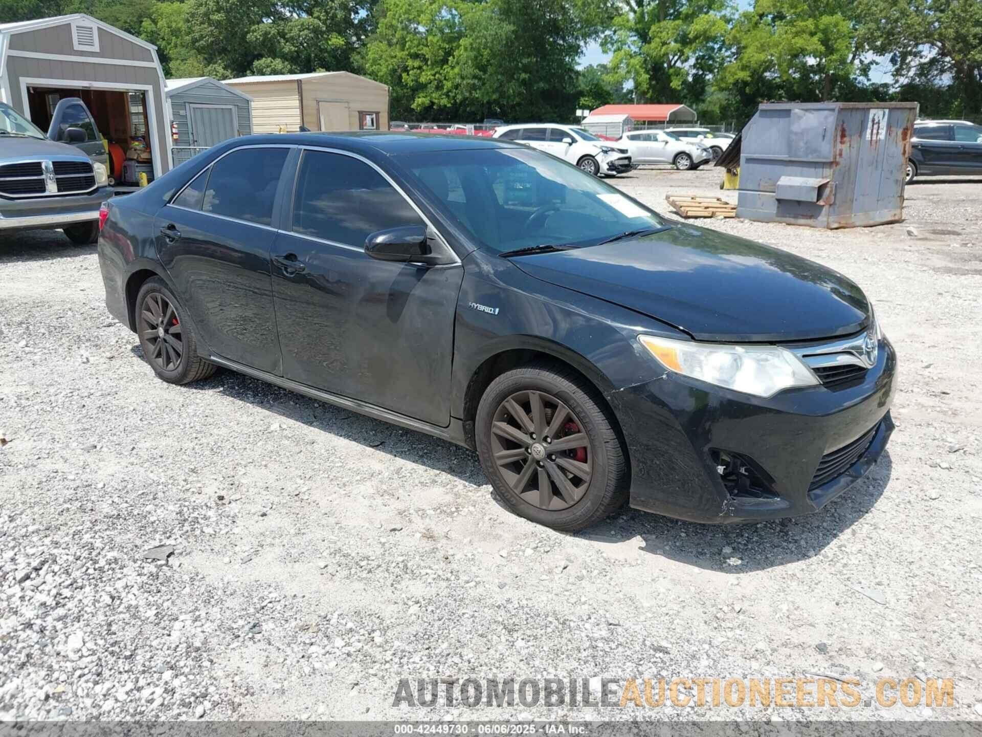 4T1BD1FK7CU034814 TOYOTA CAMRY HYBRID 2012