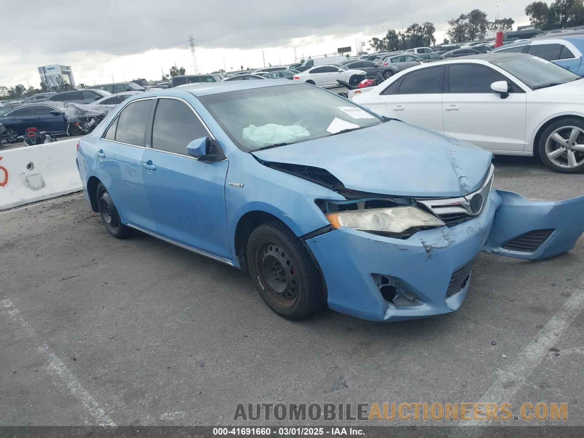 4T1BD1FK9CU015441 TOYOTA CAMRY HYBRID 2012