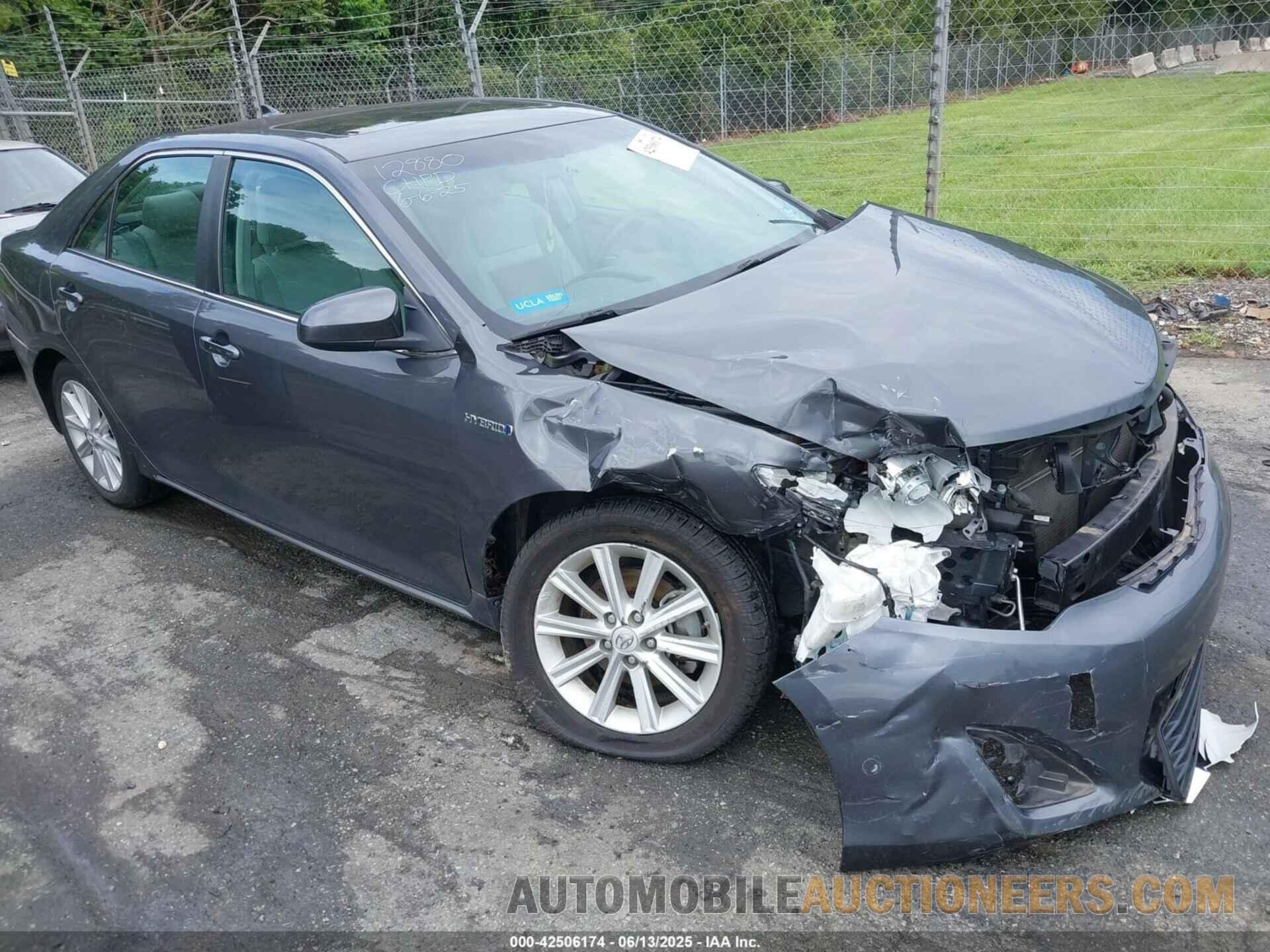 4T1BD1FKXCU025010 TOYOTA CAMRY HYBRID 2012