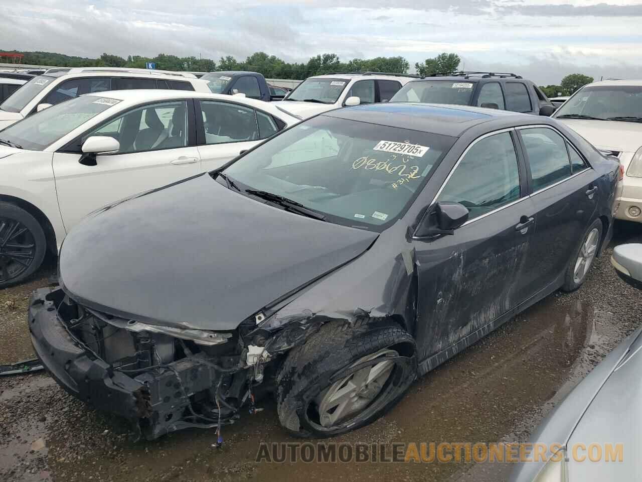 4T1BF1FK5CU080622 TOYOTA CAMRY 2012