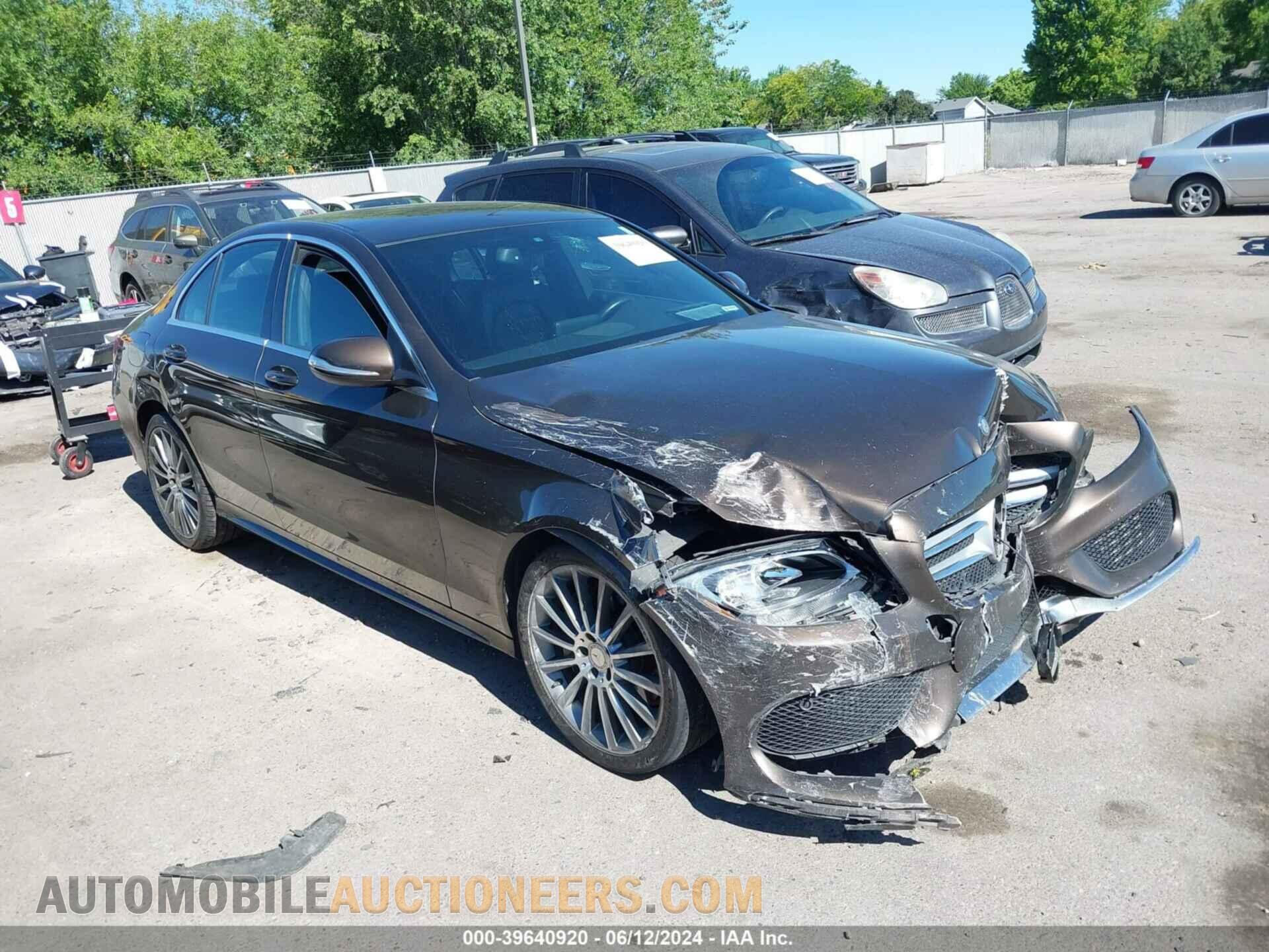 55SWF4JB3FU044681 MERCEDES-BENZ C 2015