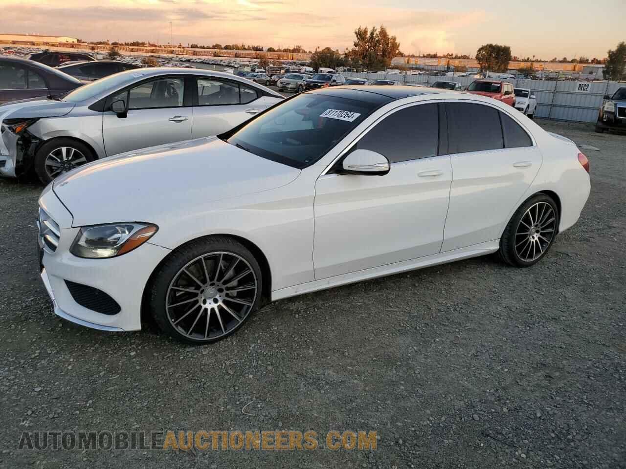 55SWF4JB4FU056905 MERCEDES-BENZ C-CLASS 2015