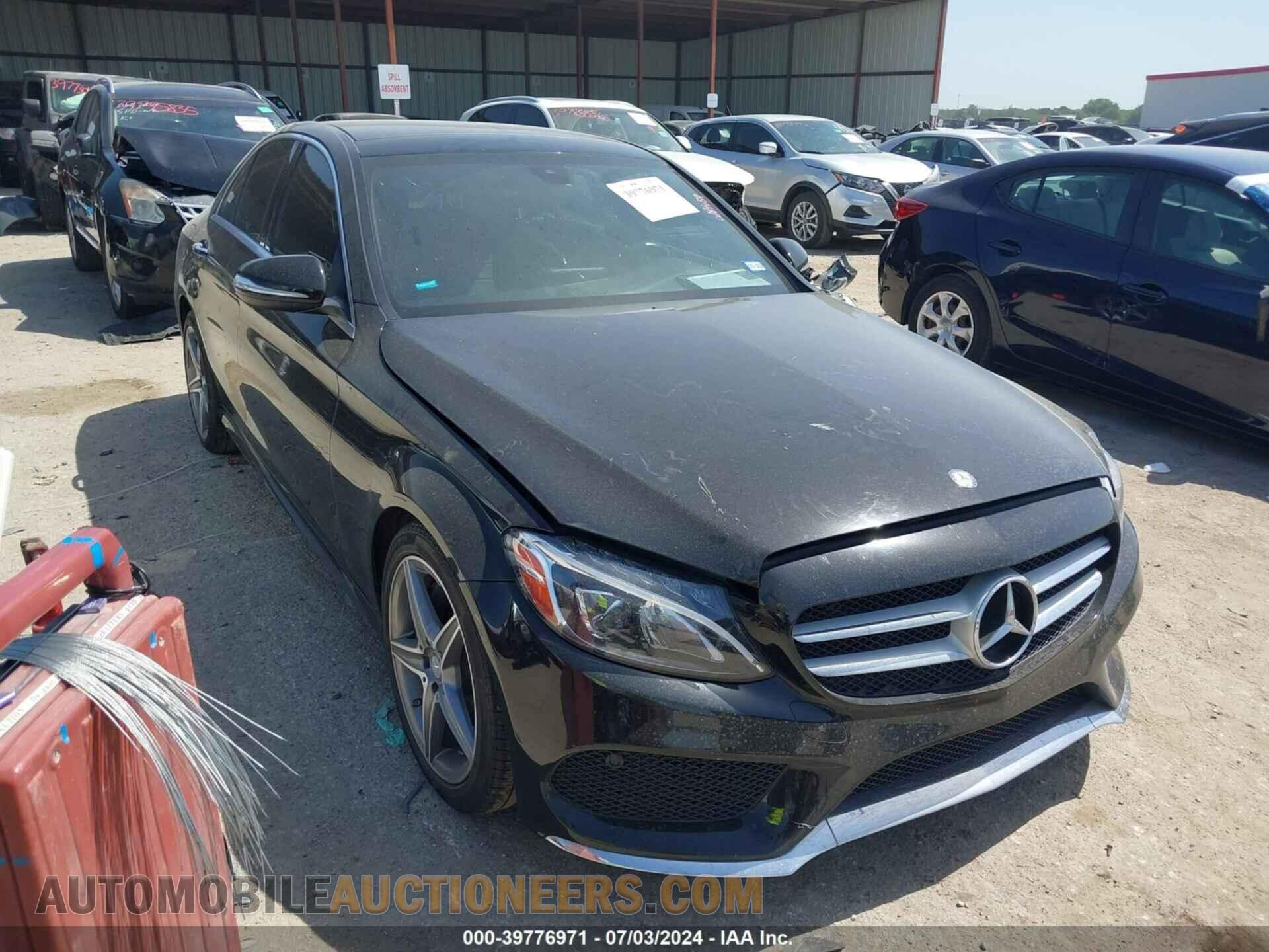 55SWF4JB6FU074385 MERCEDES-BENZ C-CLASS 2015