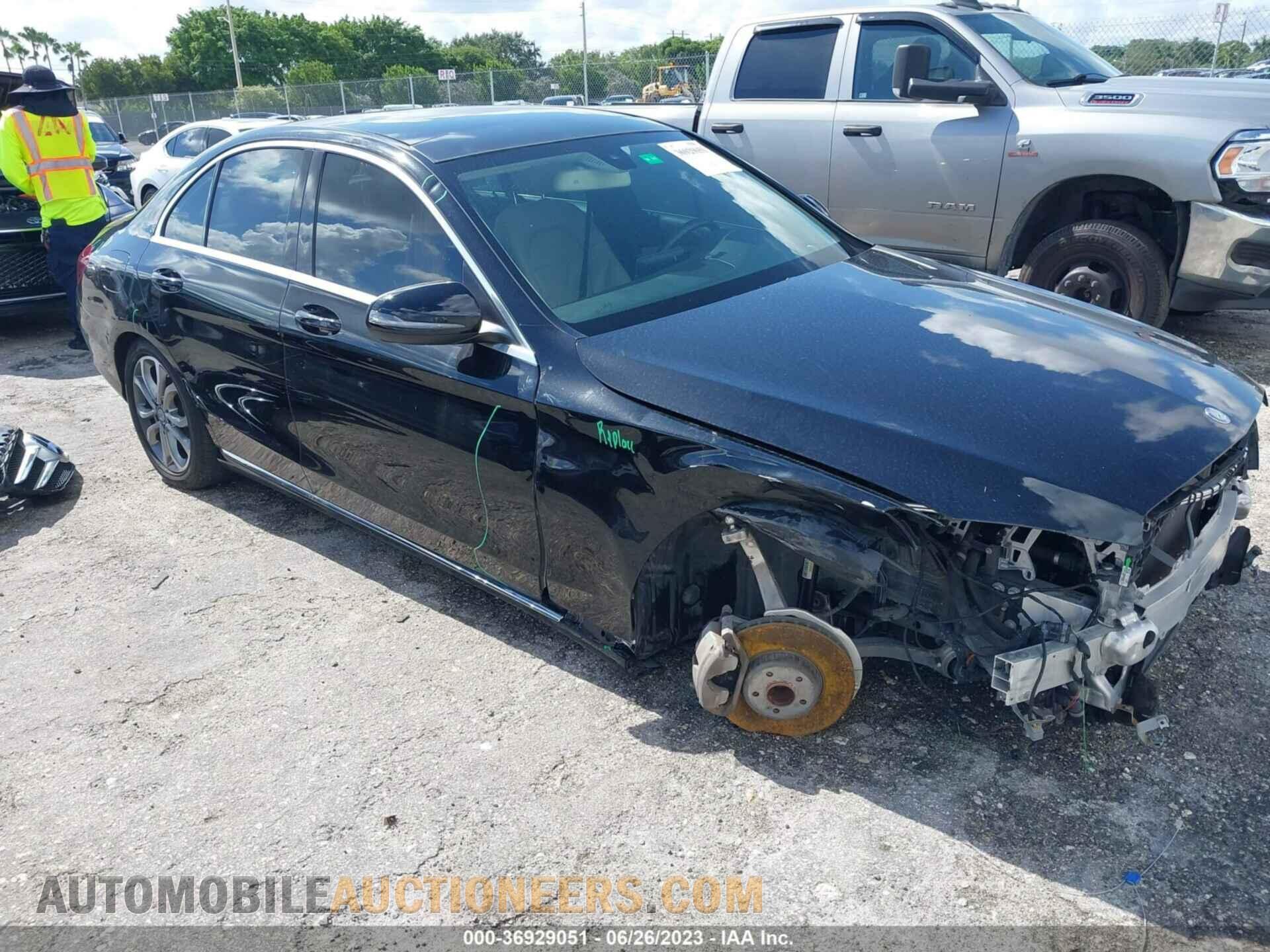 55SWF4JB6GU106933 MERCEDES-BENZ C-CLASS 2016