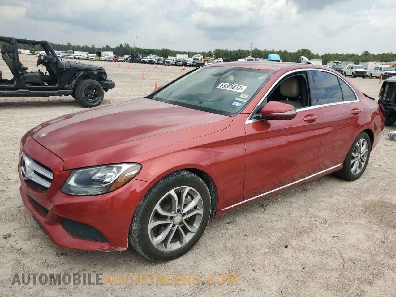 55SWF4JB9GU122494 MERCEDES-BENZ C-CLASS 2016