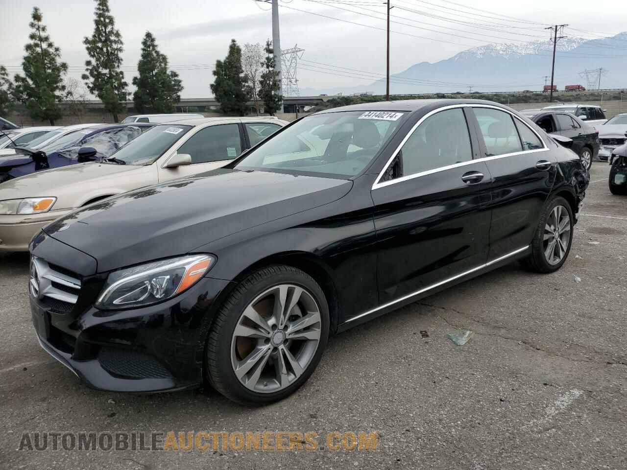 55SWF4JBXFU054012 MERCEDES-BENZ C-CLASS 2015