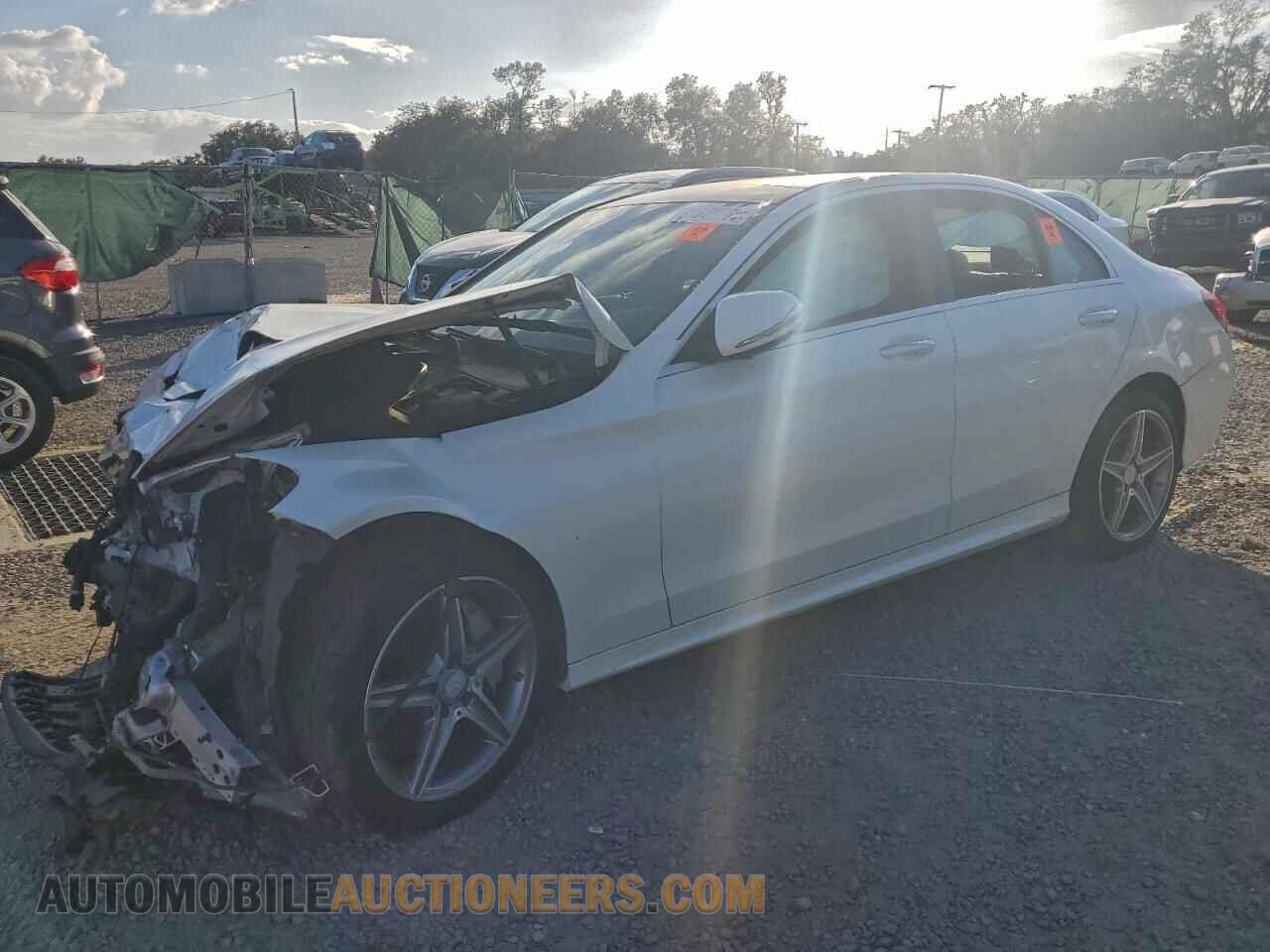 55SWF4KB0FU017534 MERCEDES-BENZ C-CLASS 2015