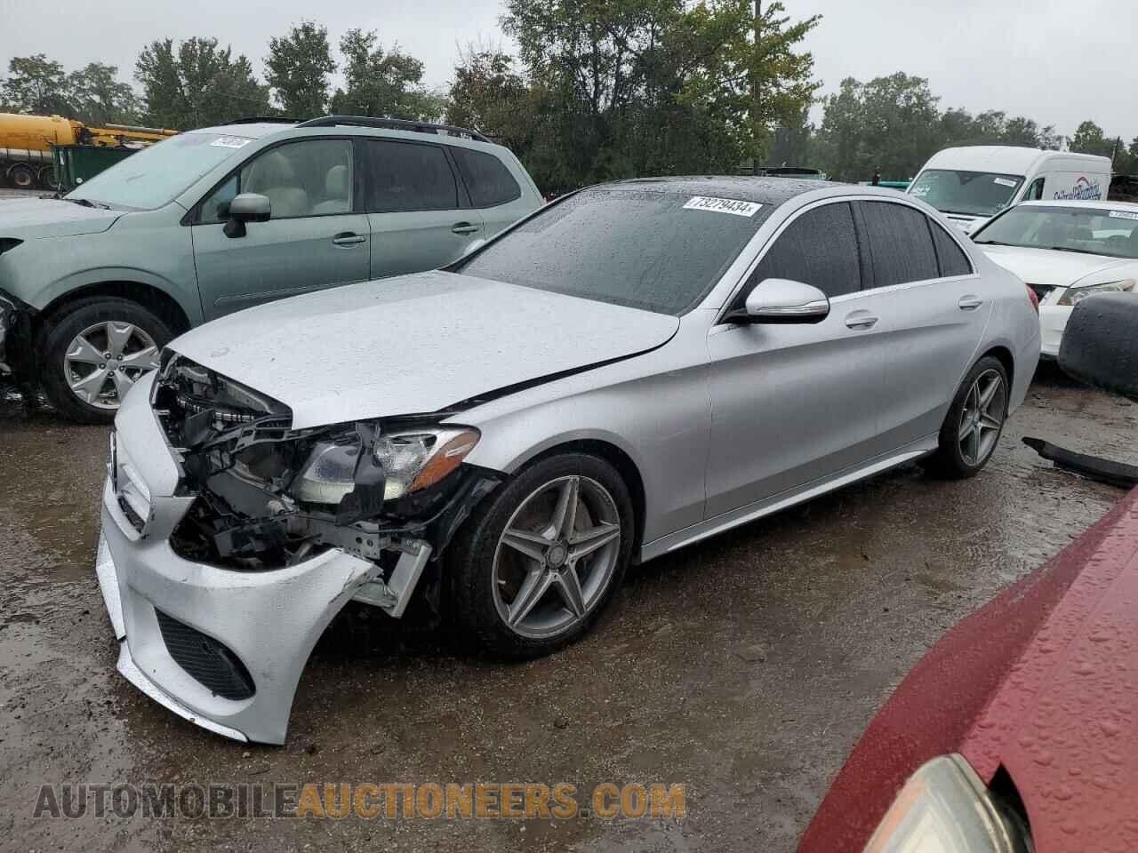 55SWF4KB0FU087518 MERCEDES-BENZ C-CLASS 2015
