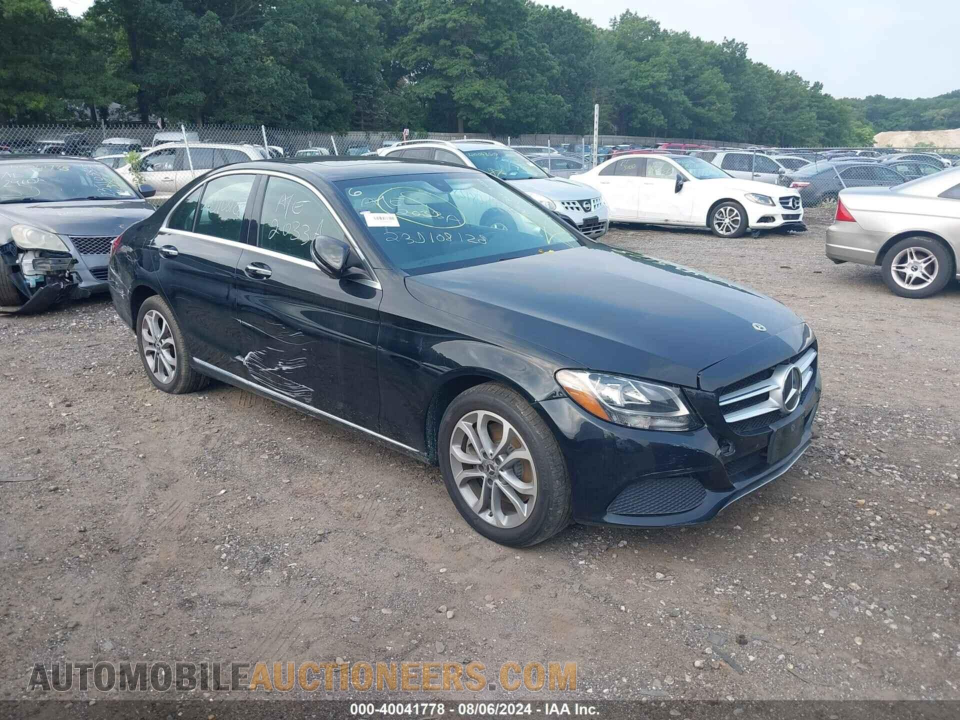 55SWF4KB0JU242528 MERCEDES-BENZ C 300 2018