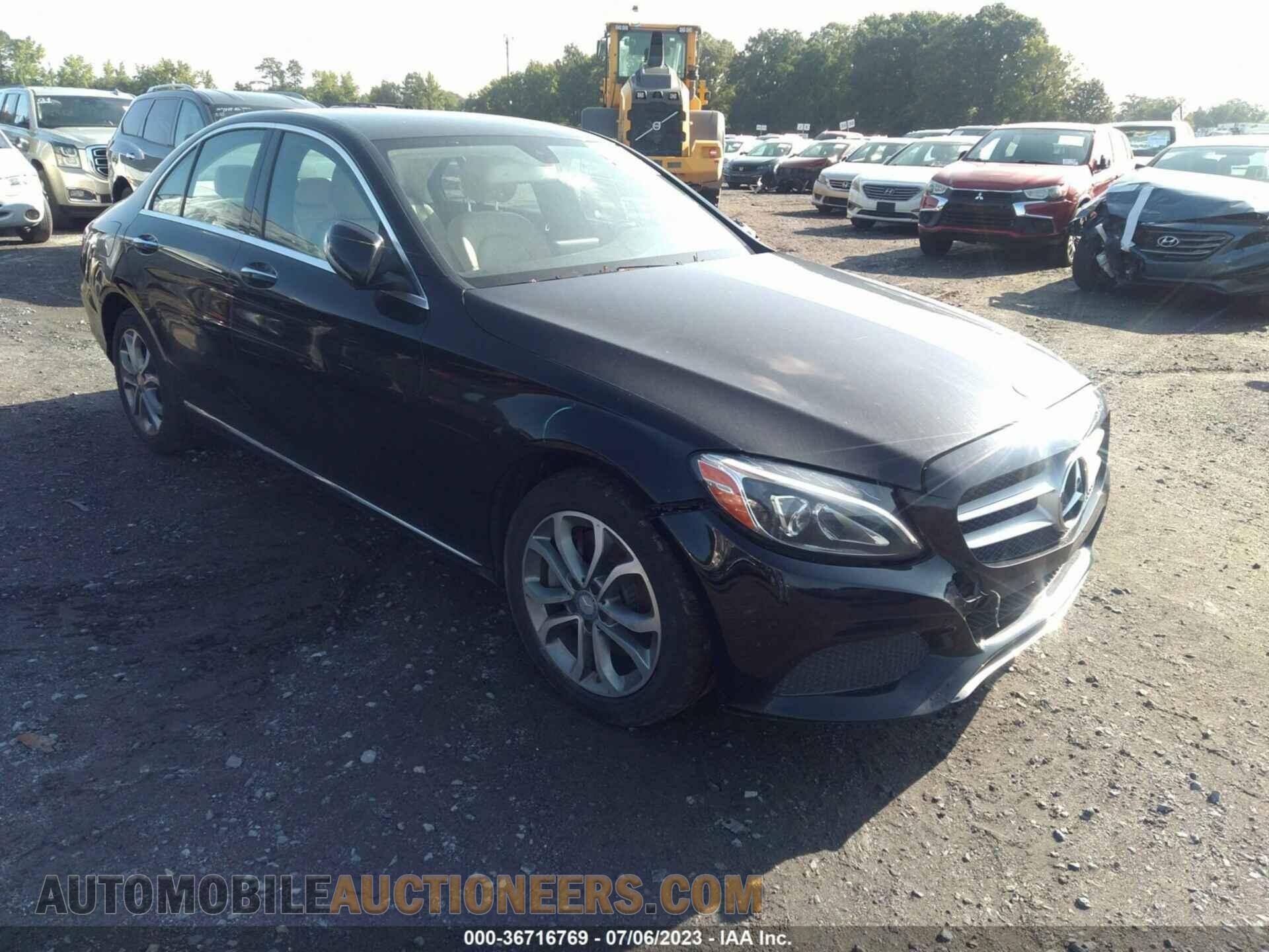 55SWF4KB1FU001035 MERCEDES-BENZ C-CLASS 2015