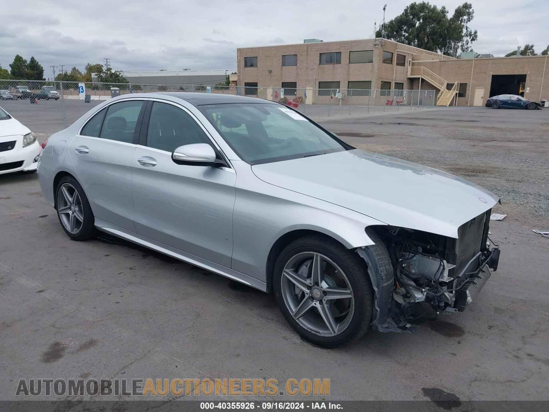 55SWF4KB1FU024217 MERCEDES-BENZ C 300 2015