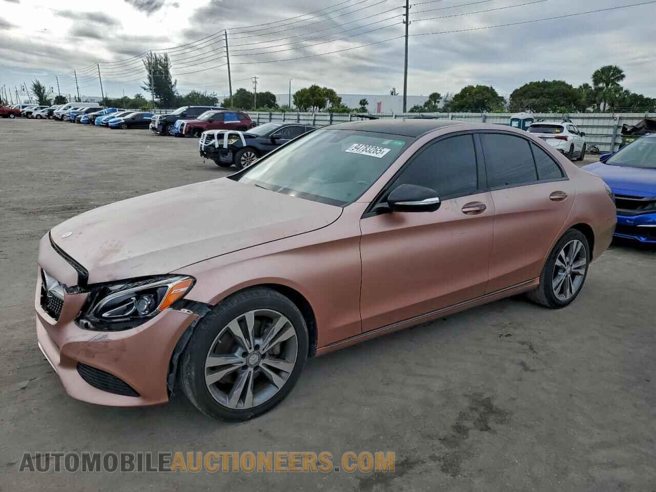 55SWF4KB1FU040479 MERCEDES-BENZ C-CLASS 2015
