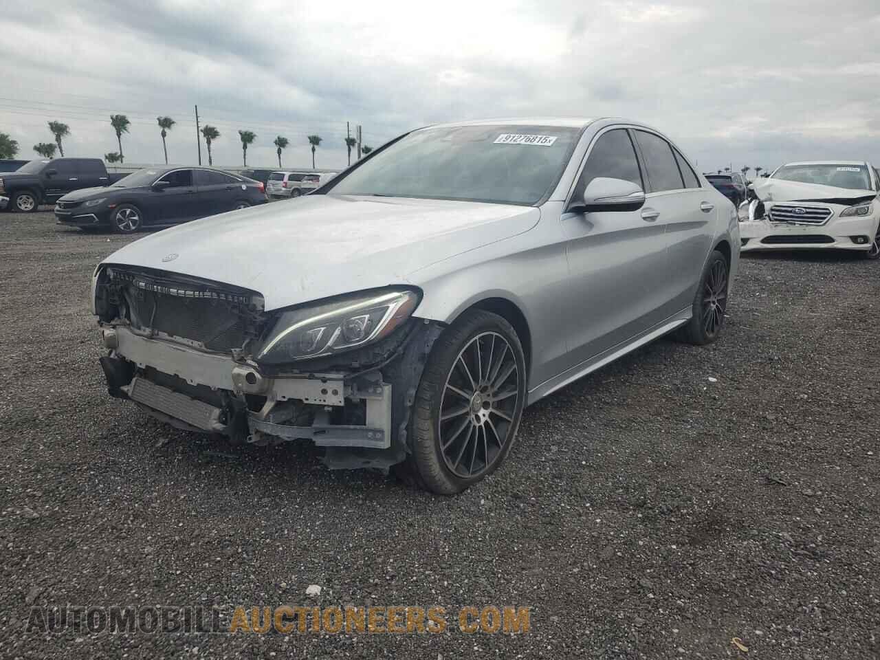 55SWF4KB2FU017423 MERCEDES-BENZ C-CLASS 2015