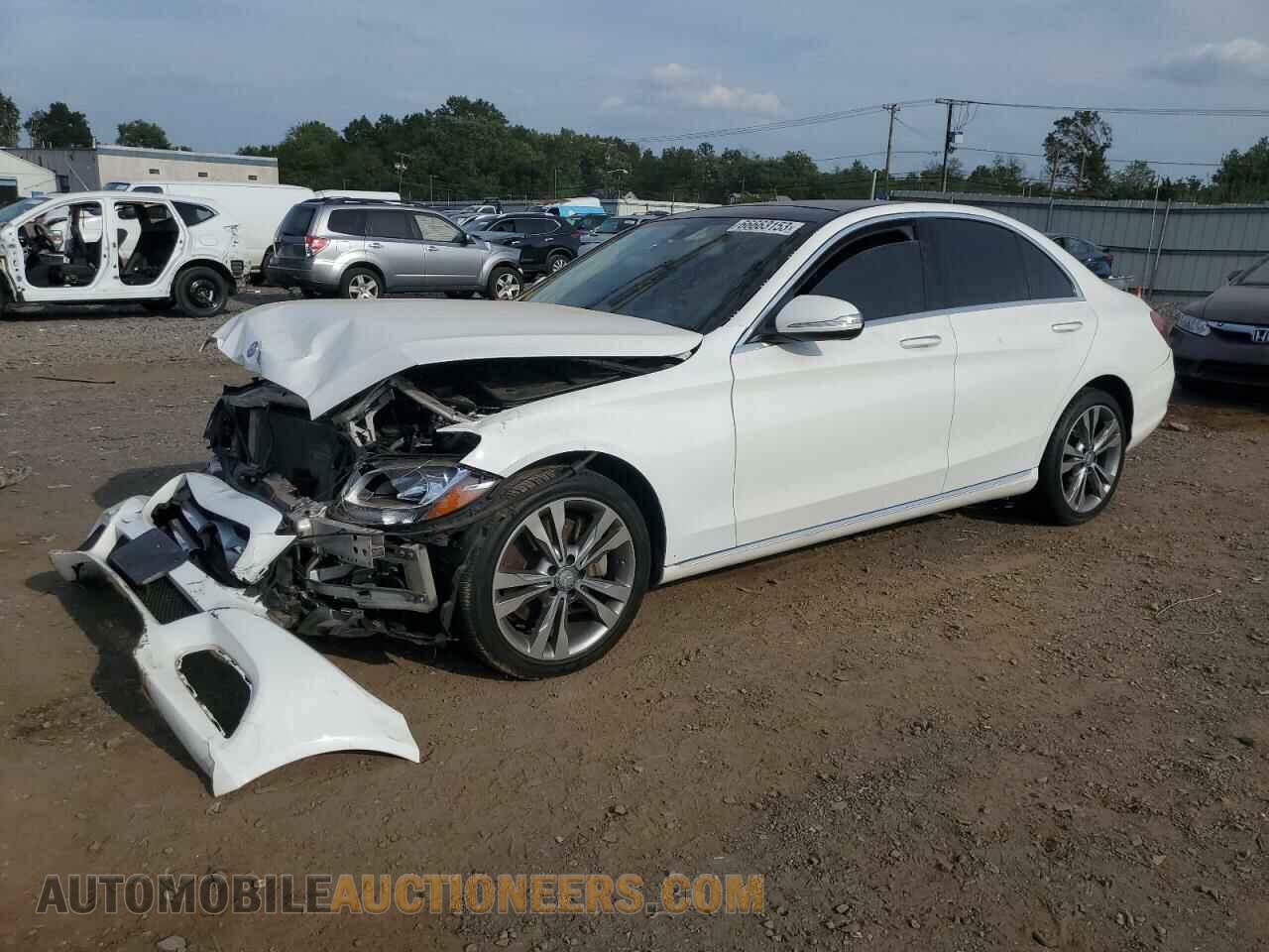 55SWF4KB2FU092641 MERCEDES-BENZ C-CLASS 2015