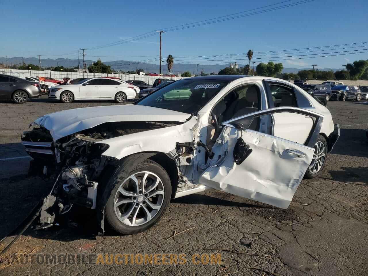 55SWF4KB2HU180656 MERCEDES-BENZ C-CLASS 2017