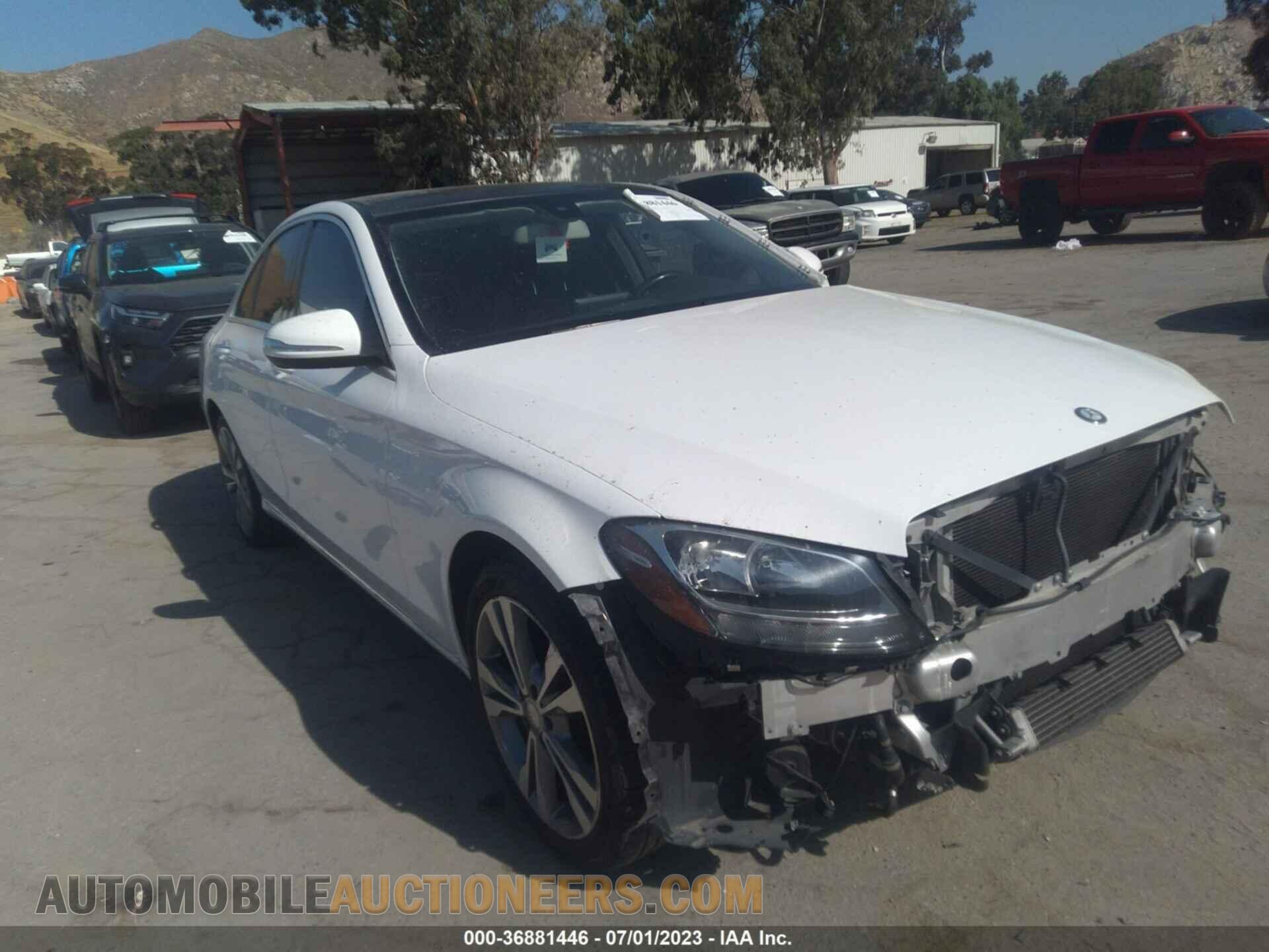 55SWF4KB3FU010805 MERCEDES-BENZ C-CLASS 2015
