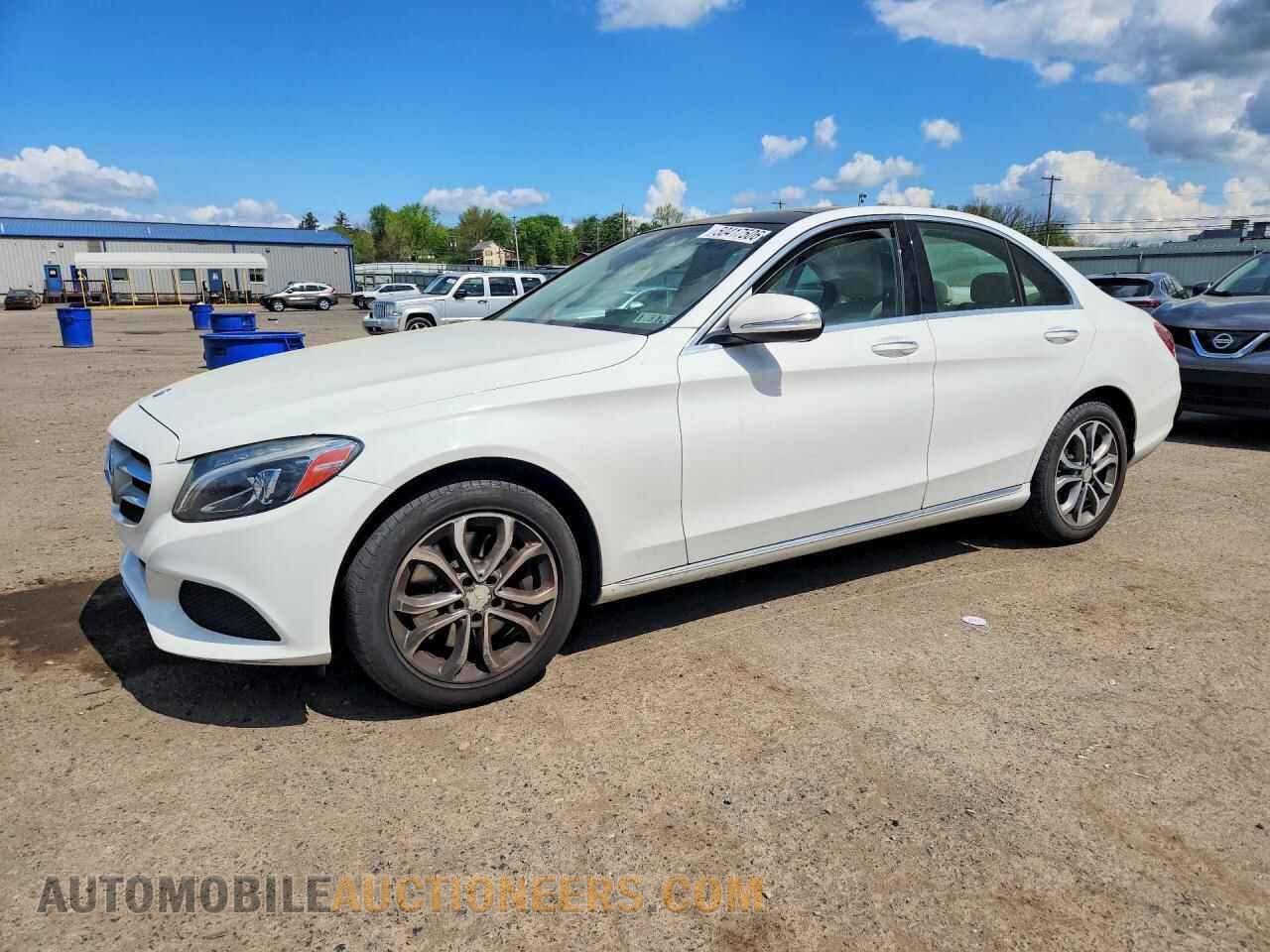 55SWF4KB3FU034084 MERCEDES-BENZ C-CLASS 2015