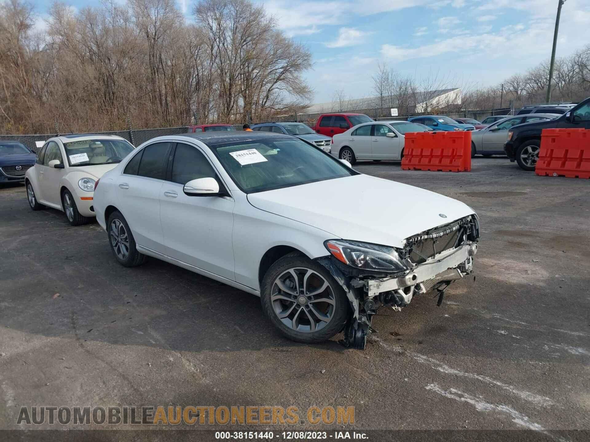 55SWF4KB3FU072043 MERCEDES-BENZ C-CLASS 2015