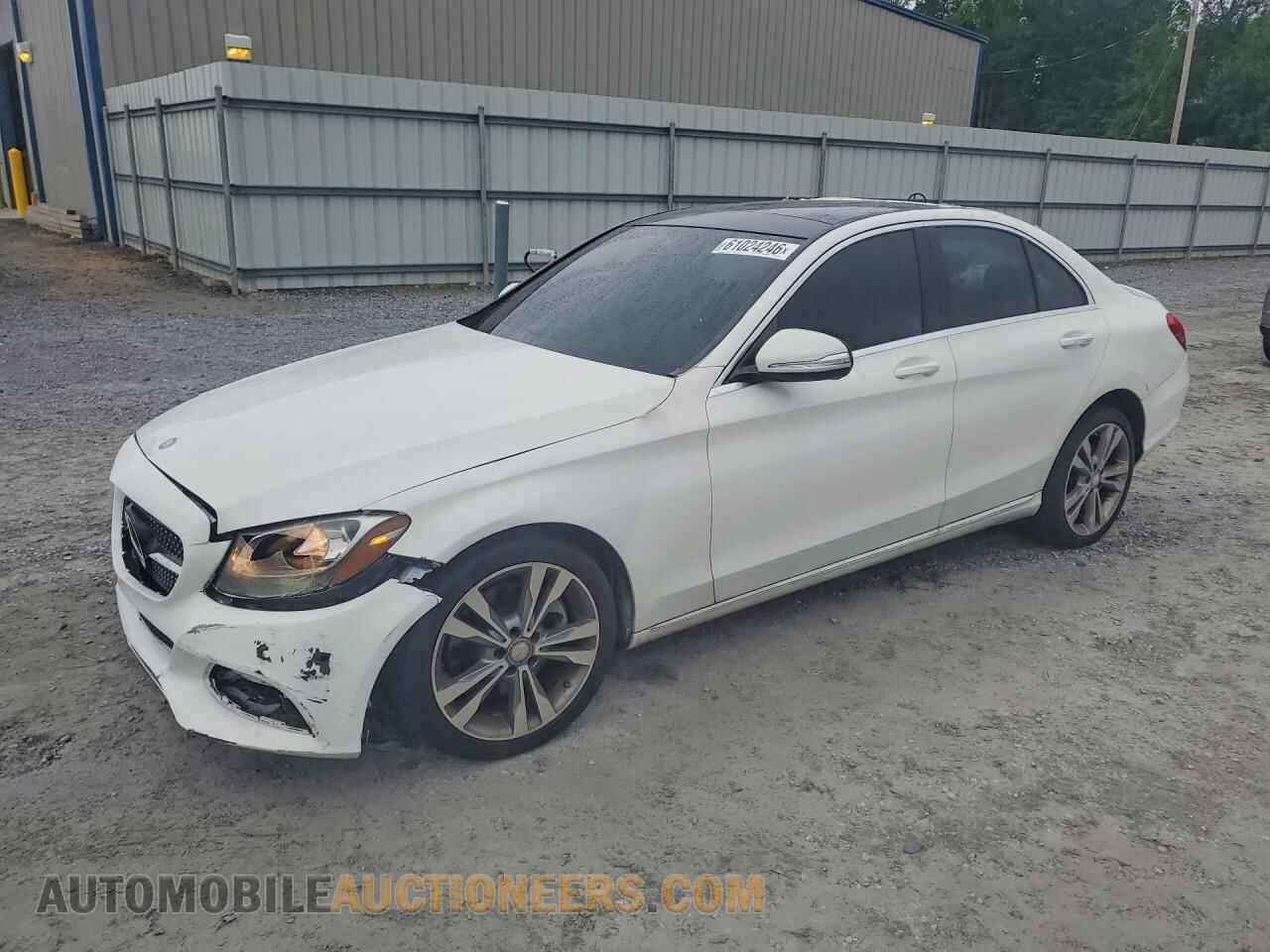 55SWF4KB3FU076318 MERCEDES-BENZ C-CLASS 2015