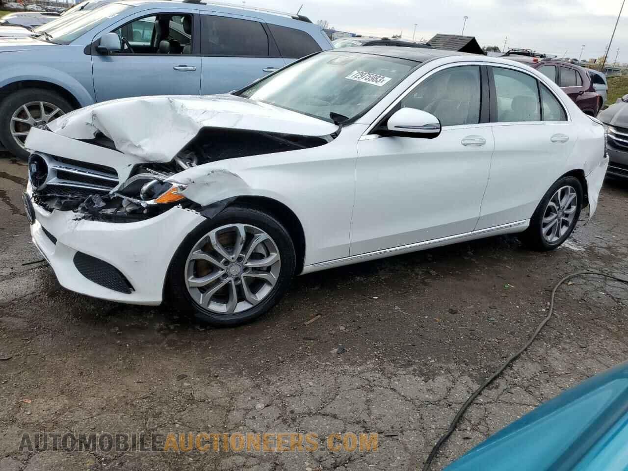 55SWF4KB3GU129679 MERCEDES-BENZ C-CLASS 2016