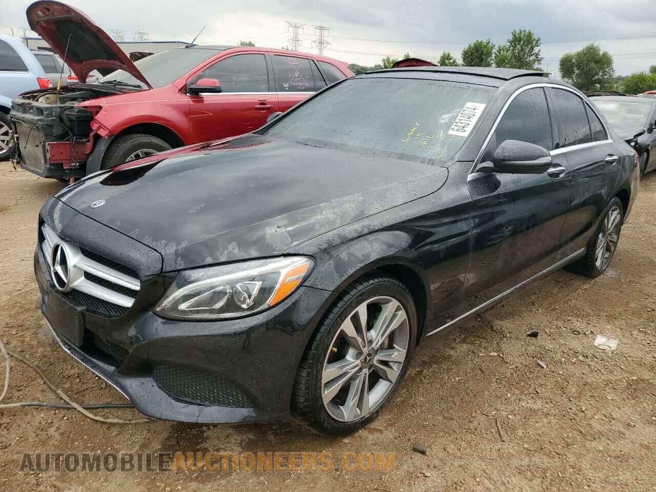 55SWF4KB3JU243821 MERCEDES-BENZ C-CLASS 2018
